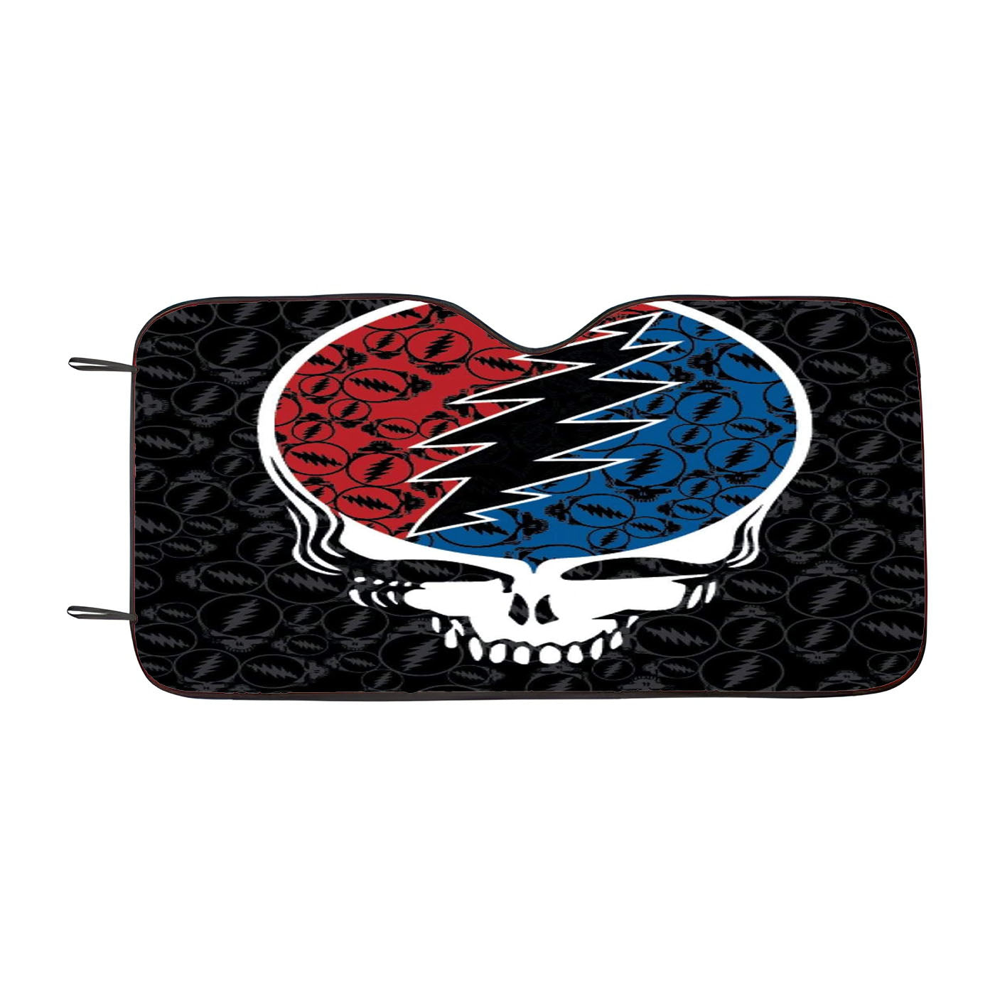 Grateful Dead Face Car Auto Sun Shade Windshield Cover