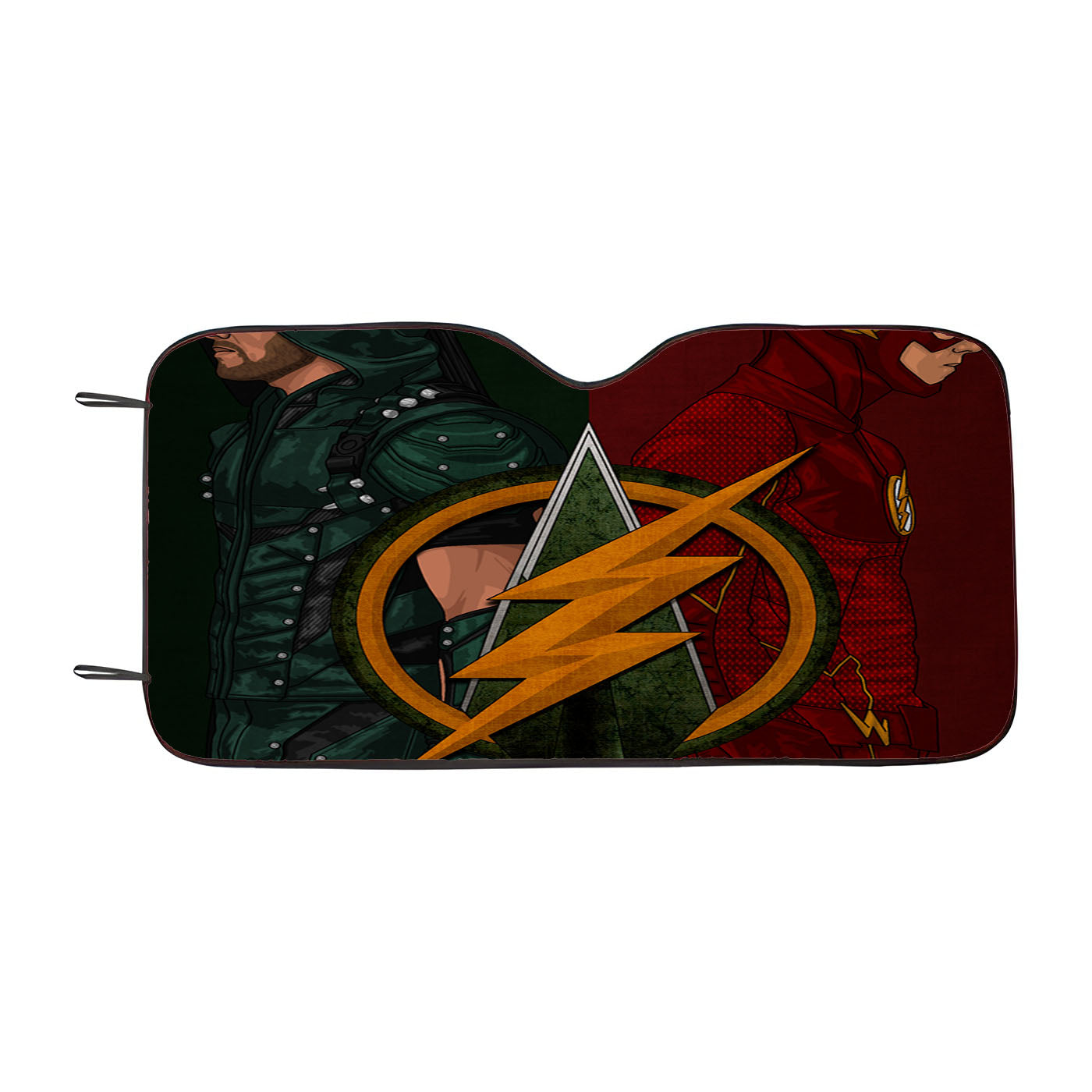 Green Arrow The Flash Car Auto Sun Shade Windshield Cover