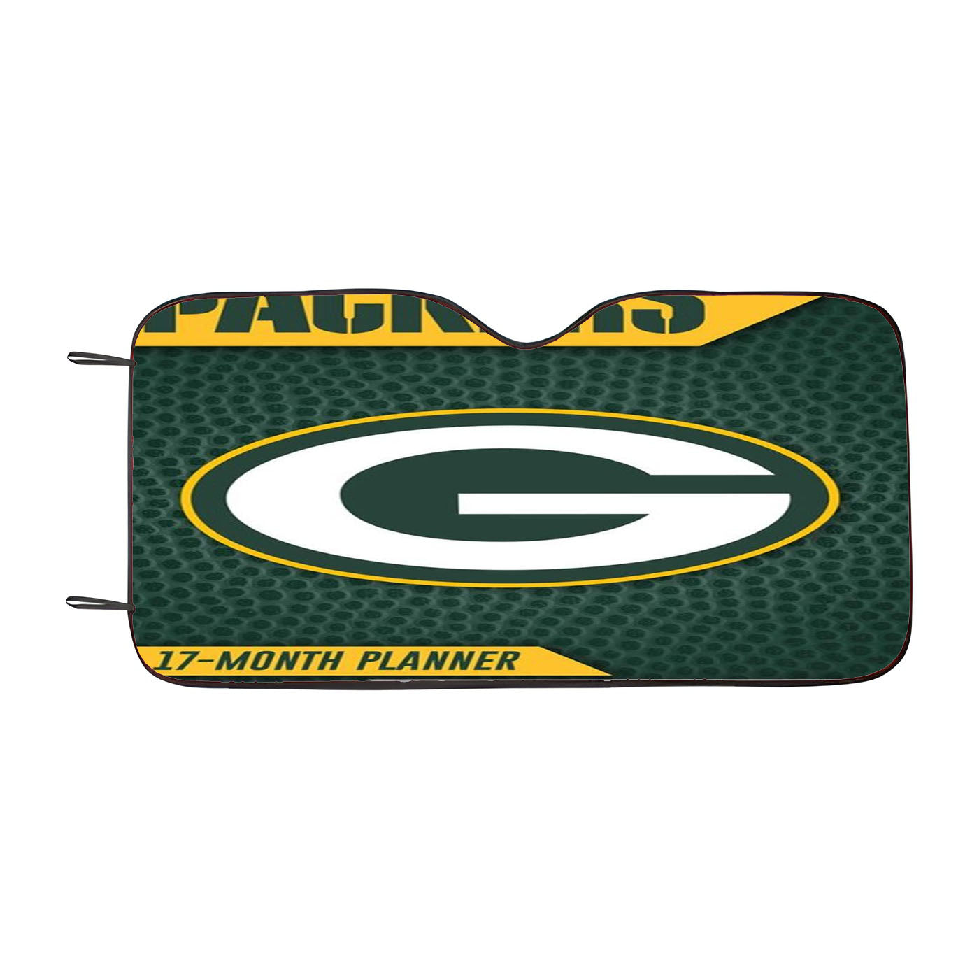 Green Bay Packers 2019 Pocket Planner Car Auto Sun Shade Windshield Cover