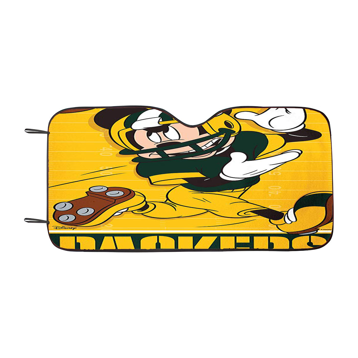 Green Bay Packers Disney Mickey Mouse Nfl Car Auto Sun Shade Windshield Cover