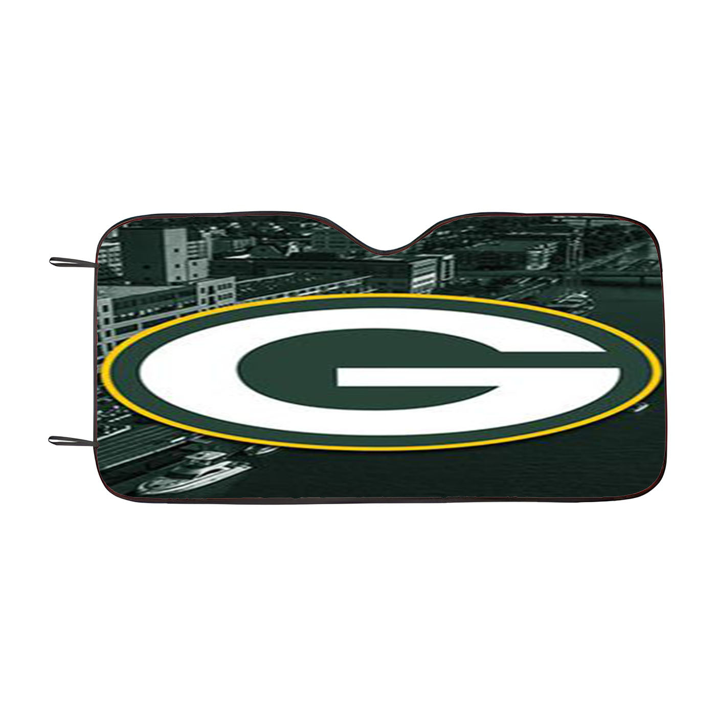 Green Bay Packers Emblem Car Auto Sun Shade Windshield Cover