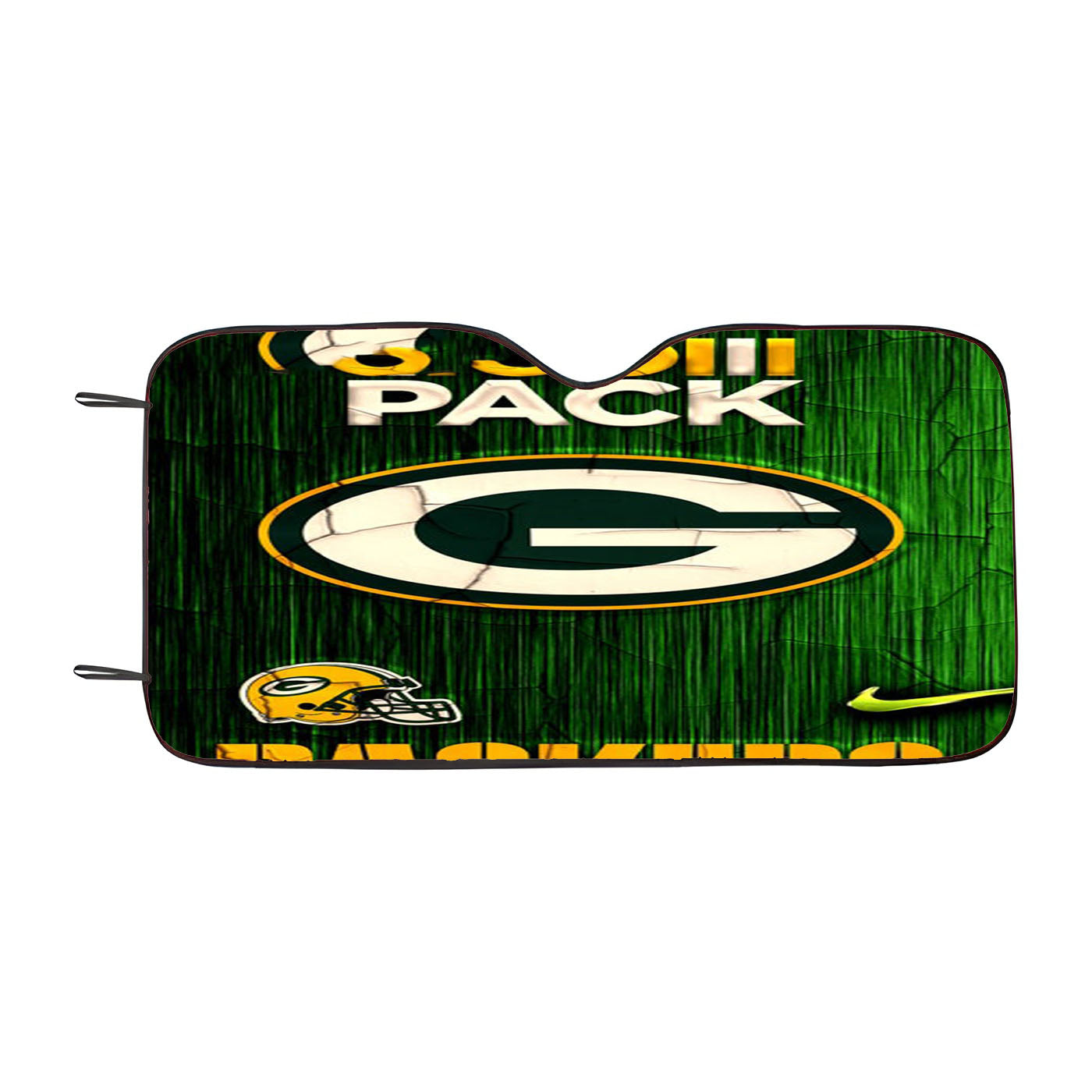 Green Bay Packers Nfl Go Pack Car Auto Sun Shade Windshield Cover
