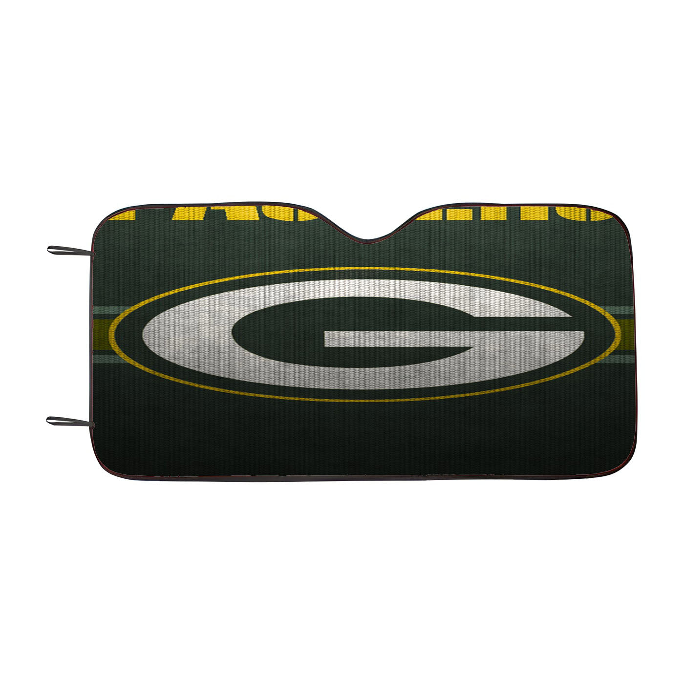 Green Bay Packers Nfl Logo Wallpaper Car Auto Sun Shade Windshield Cover