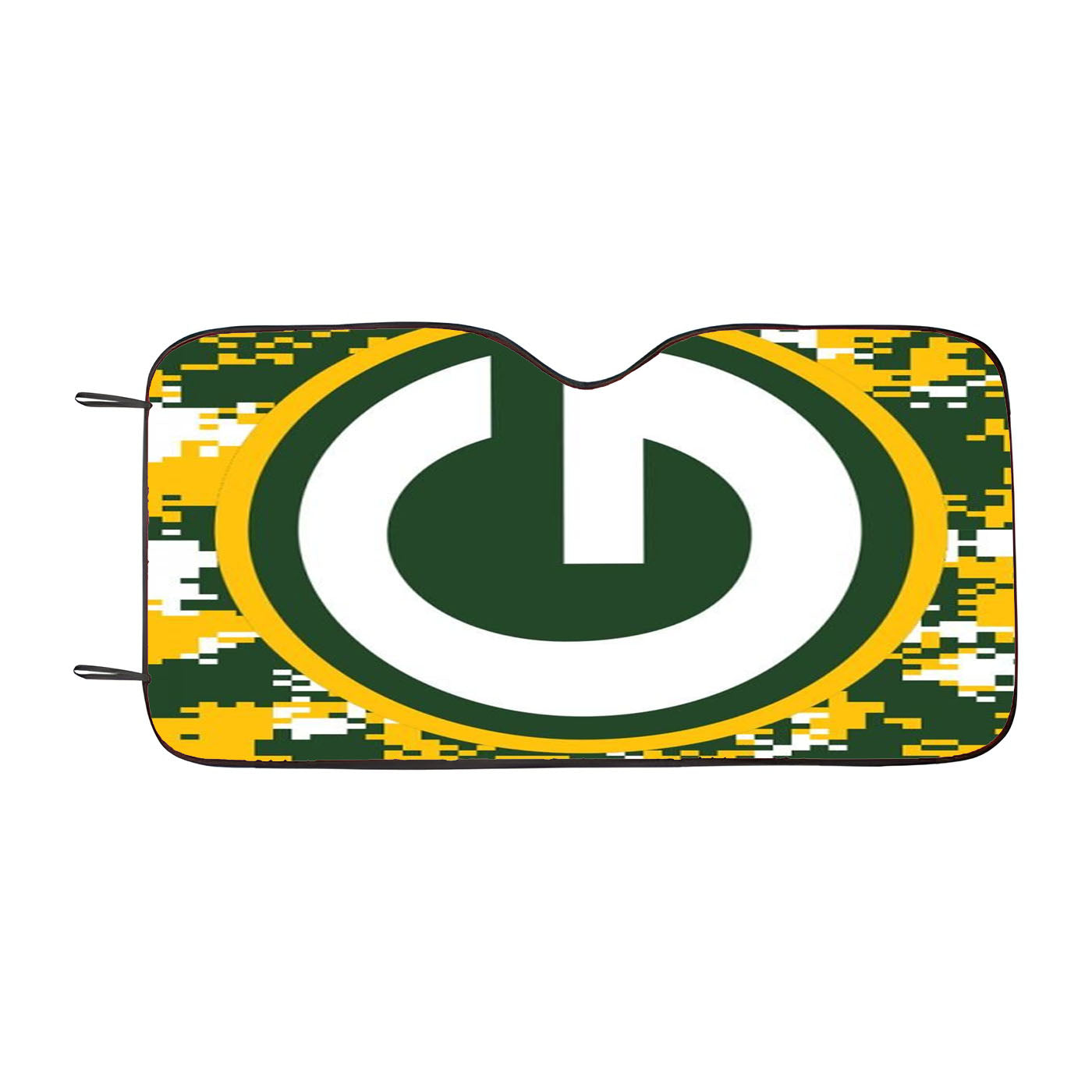 Green Bay Packers Pixel Art Car Auto Sun Shade Windshield Cover