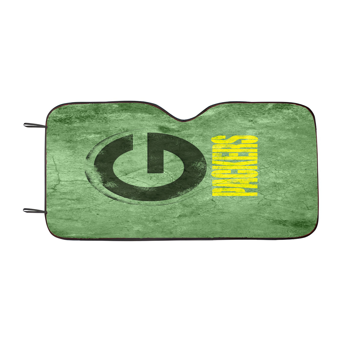 Grunge Green Bay Packers Wallpaper Car Auto Sun Shade Windshield Cover