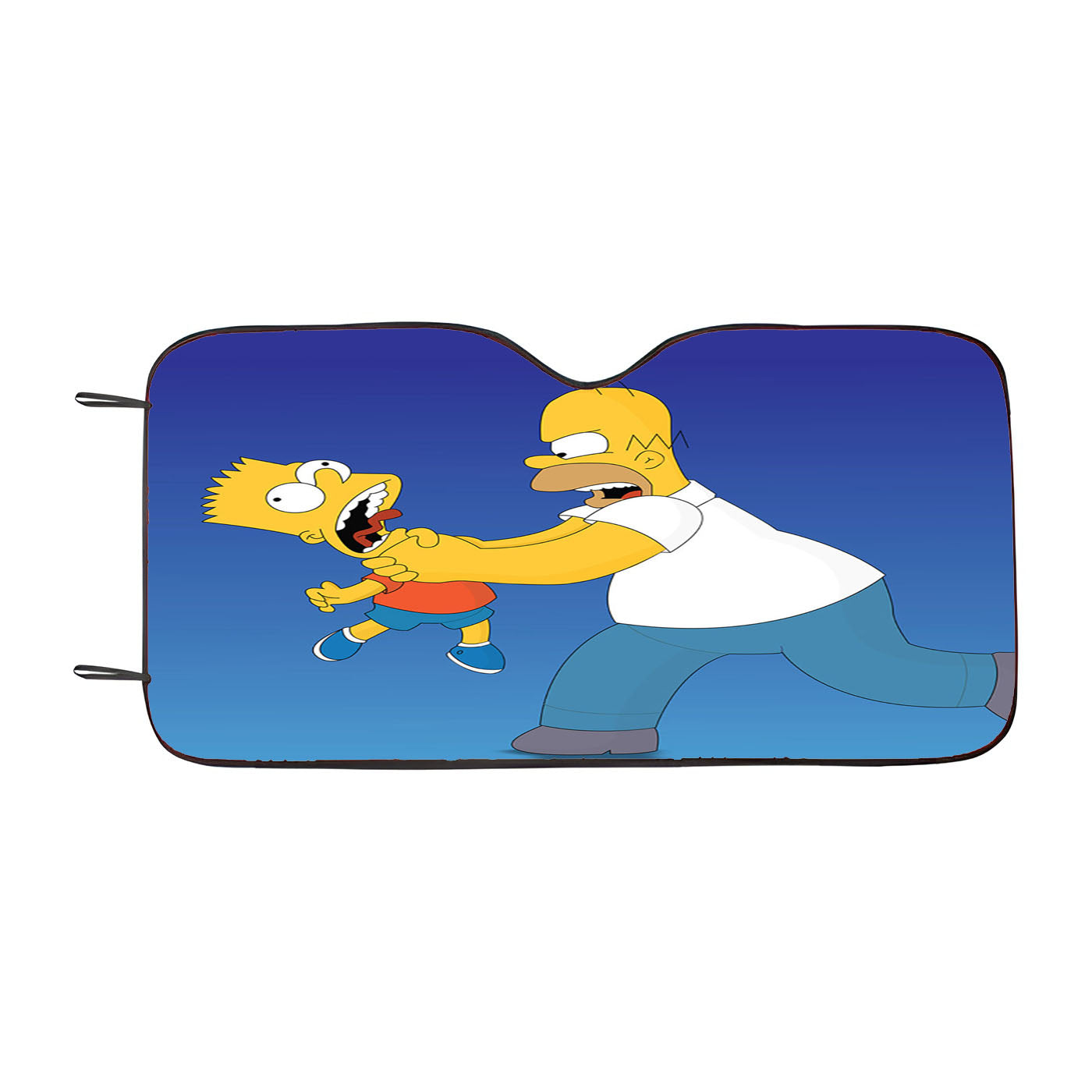 Happy Simpsons Car Auto Sun Shade Windshield Cover