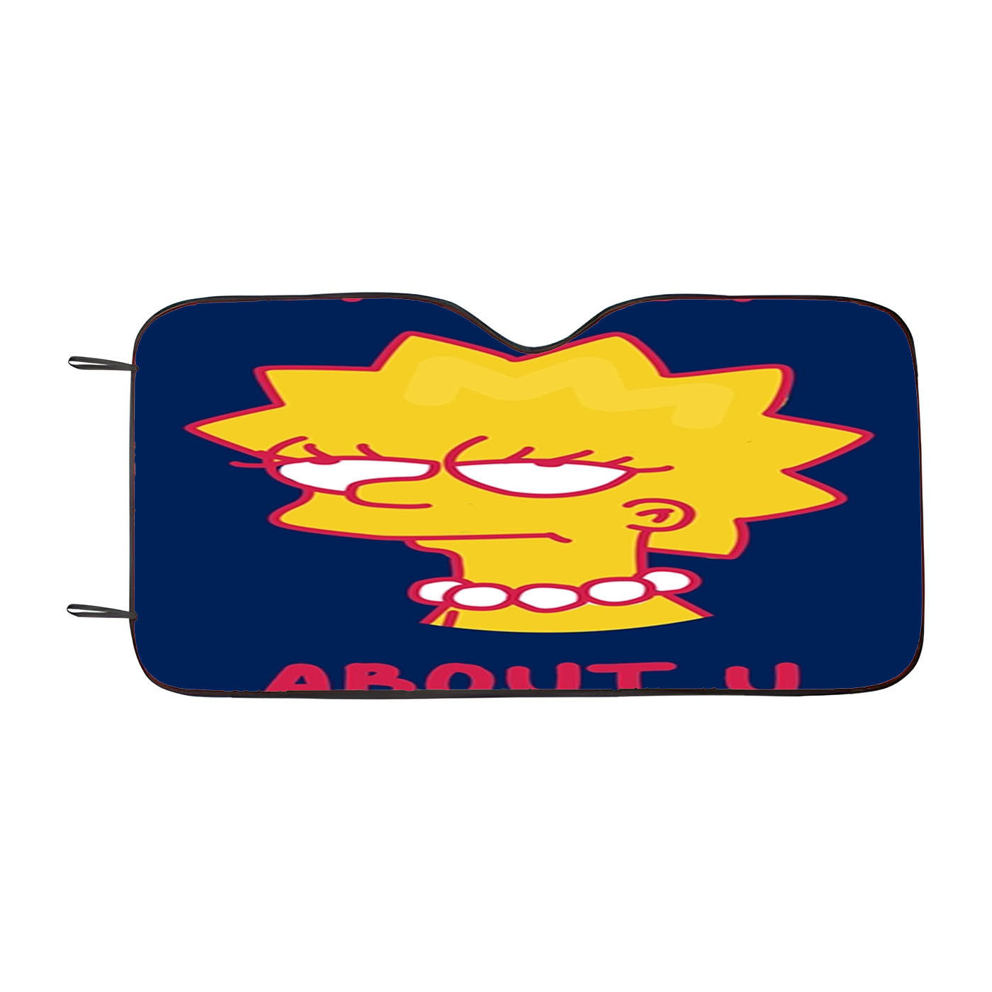 Its Not About You Lisa Simpsons Car Auto Sun Shade Windshield Cover