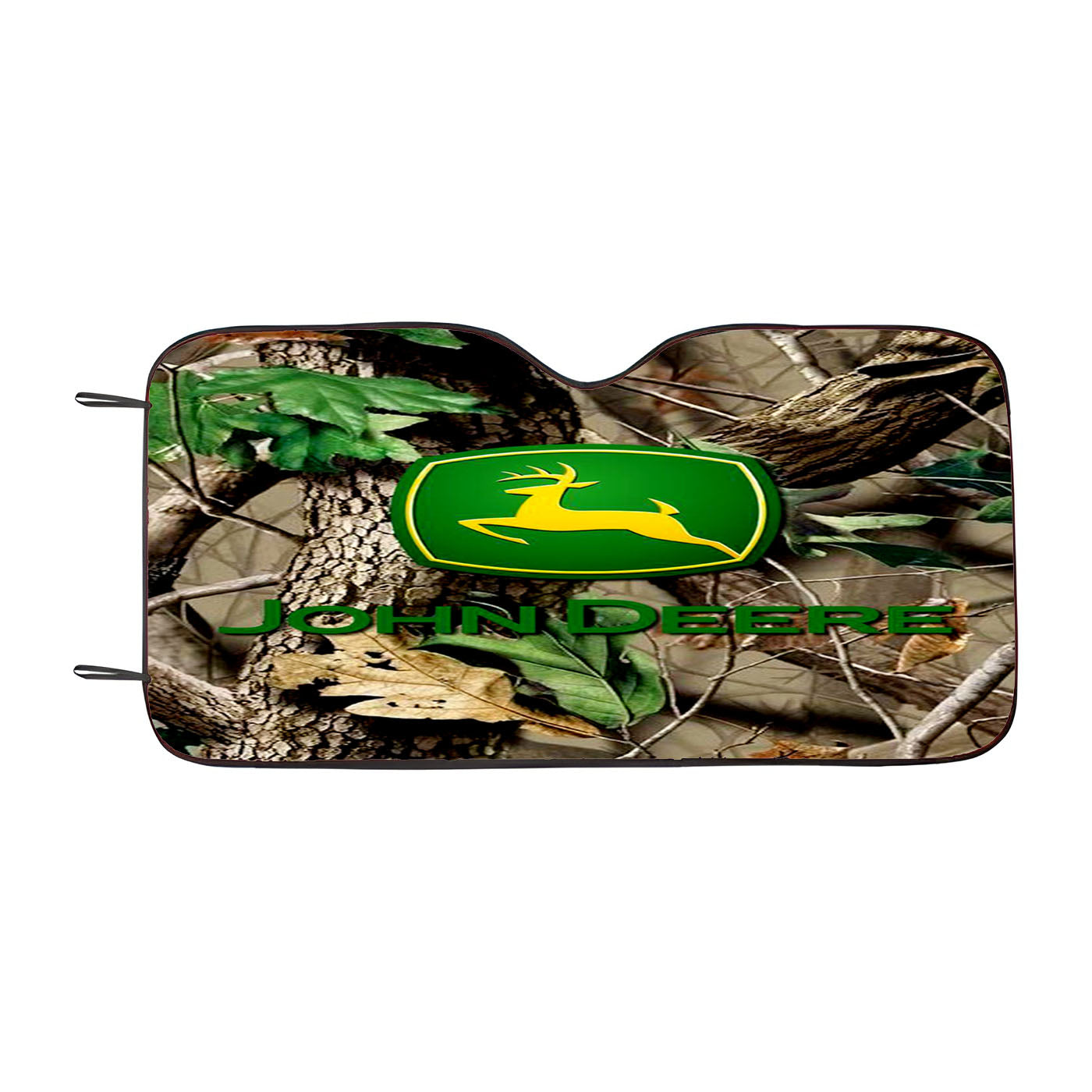 John Deere Camo Logo Car Auto Sun Shade Windshield Cover