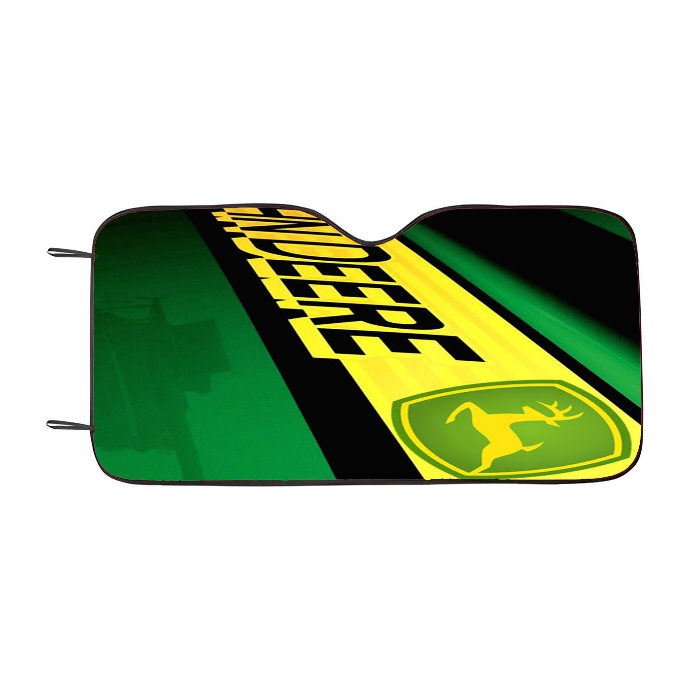 John Deere Green Yellow Car Auto Sun Shade Windshield Cover