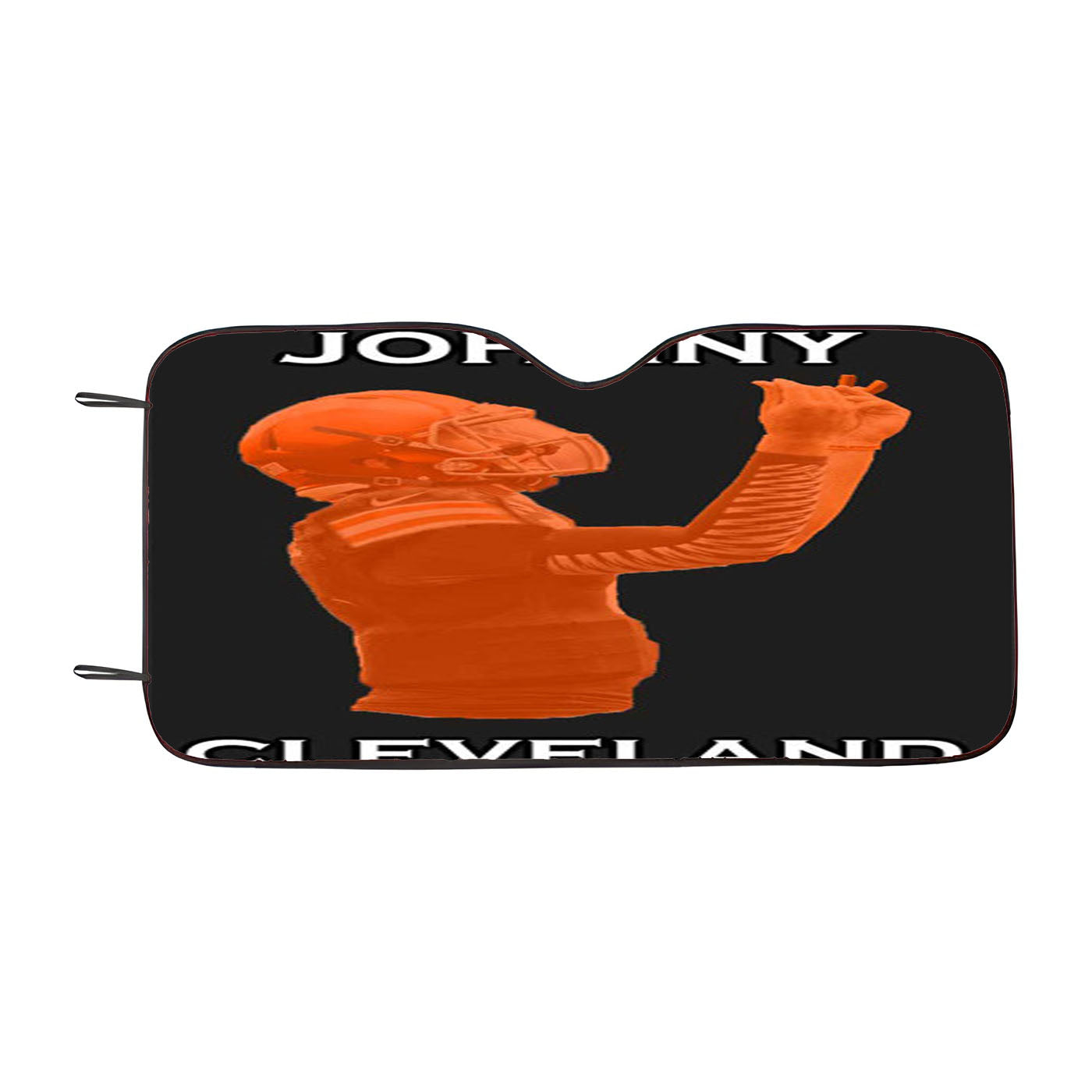 Johnny Cleveland Browns Football Car Auto Sun Shade Windshield Cover