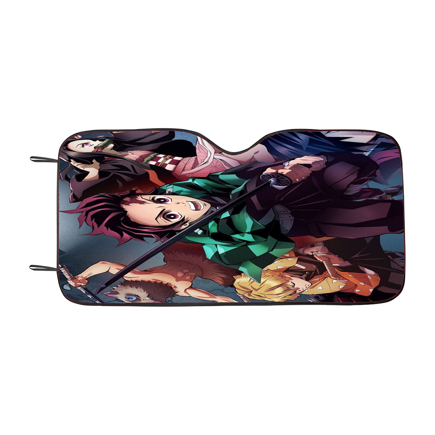 Kimetsu No Yaiba Demon Slayer Anime Poster Car Auto Sun Shade Windshield Cover