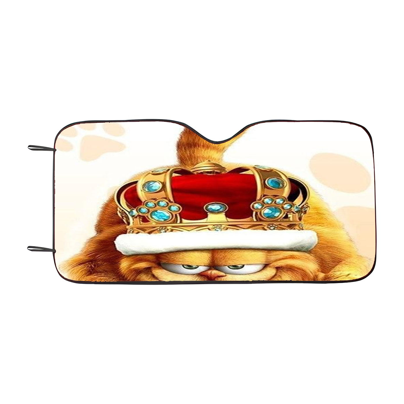 King Garfield Car Auto Sun Shade Windshield Cover