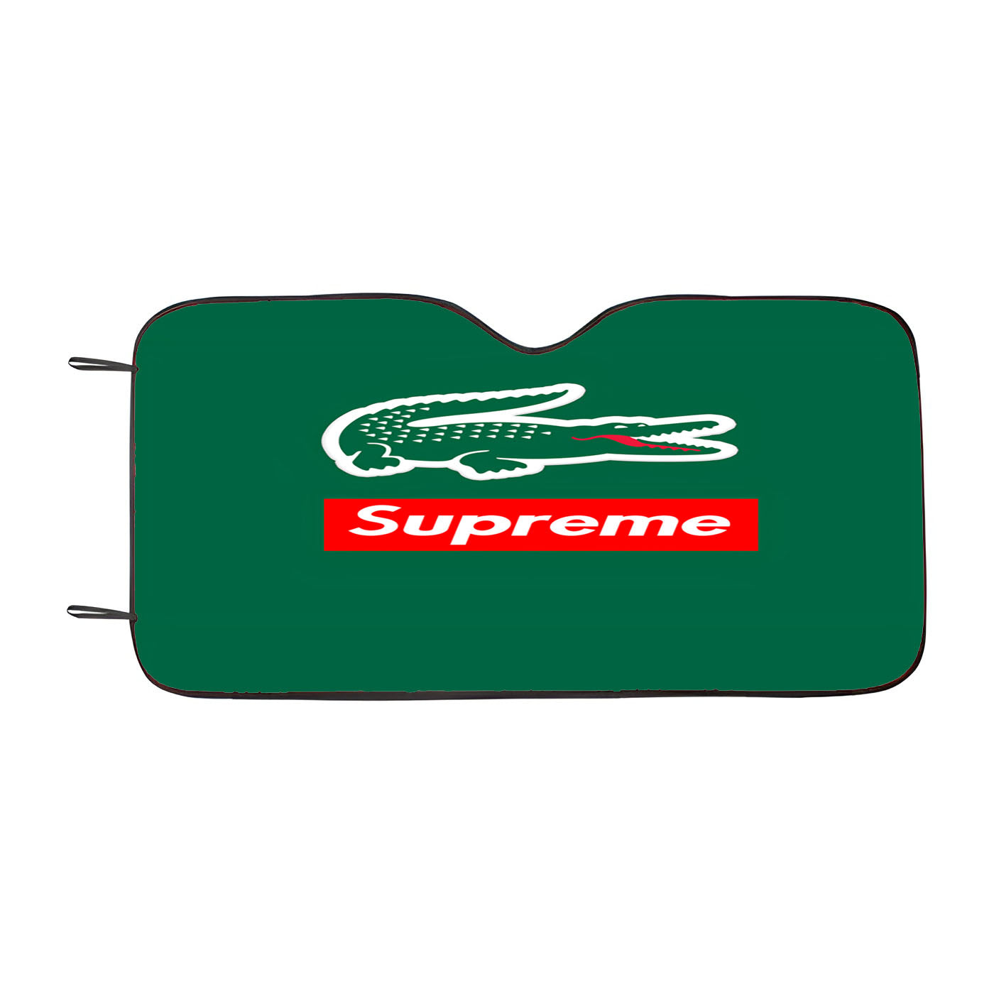 Lacoste X Supreme Car Auto Sun Shade Windshield Cover