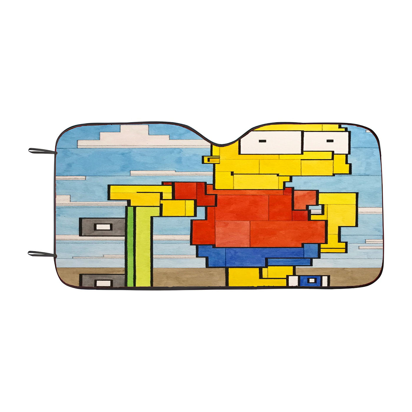 Lister Bart Simpson Car Auto Sun Shade Windshield Cover