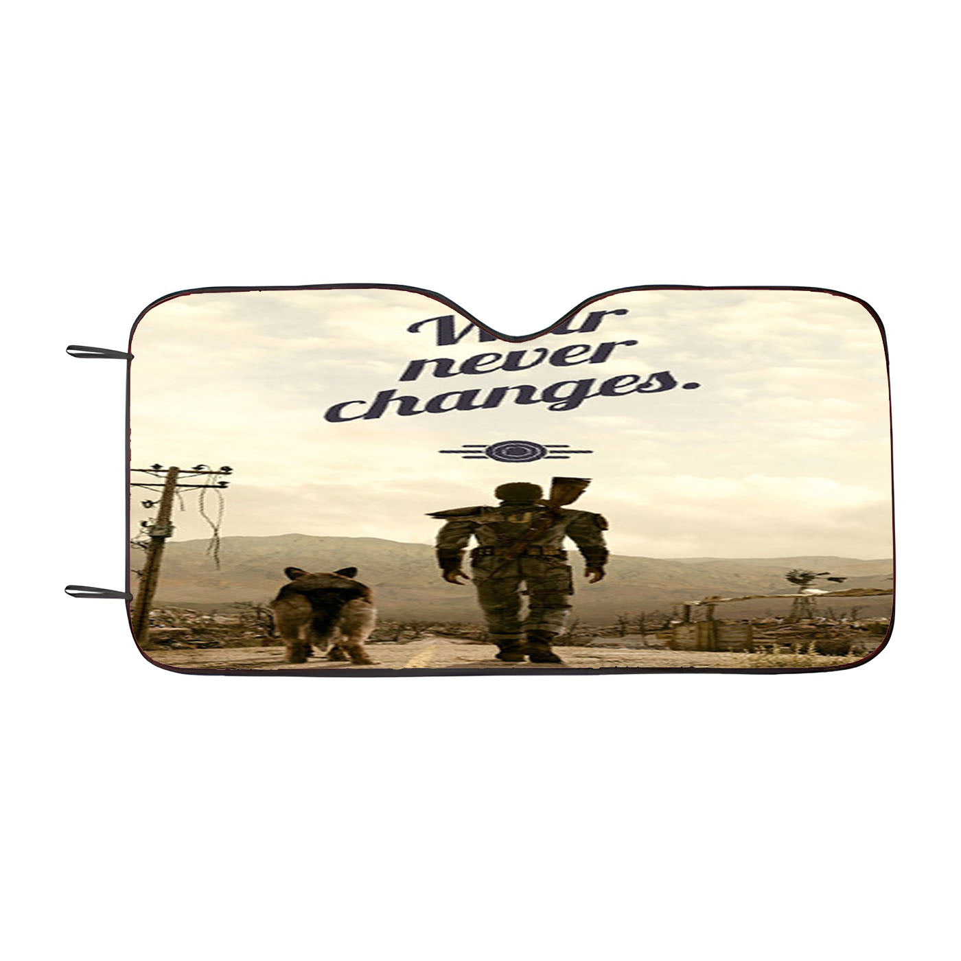 Lone Wanderer And Dogmeat Fallout Car Auto Sun Shade Windshield Cover