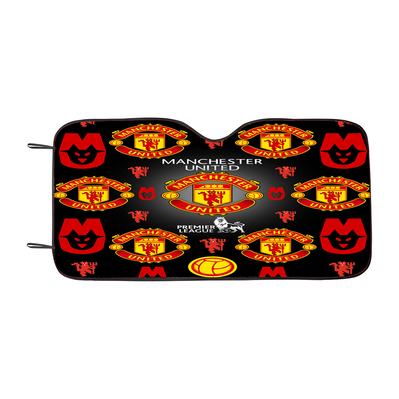 Manchester United Logo Pattern Car Auto Sun Shade Windshield Cover