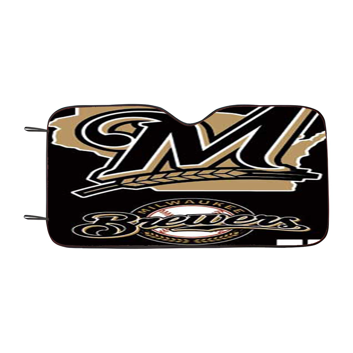 Milwaukee Brewers Logos Car Auto Sun Shade Windshield Cover