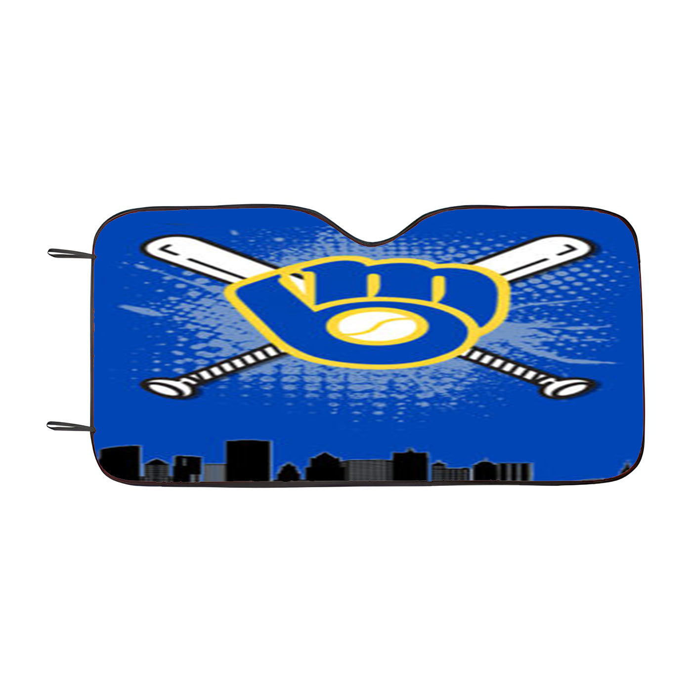 Milwaukee Brewers Team Logo Car Auto Sun Shade Windshield Cover