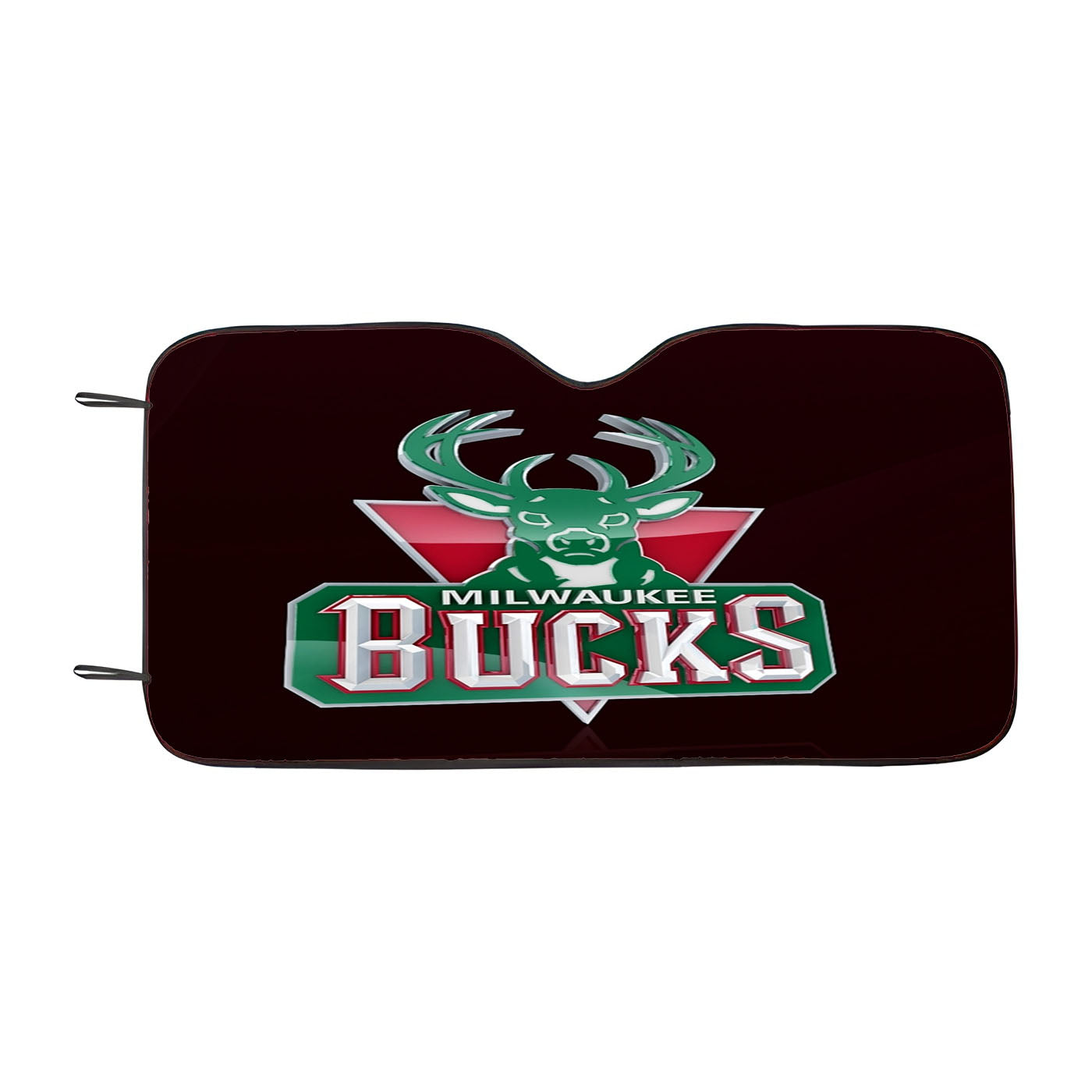Milwaukee Bucks Logo Car Auto Sun Shade Windshield Cover