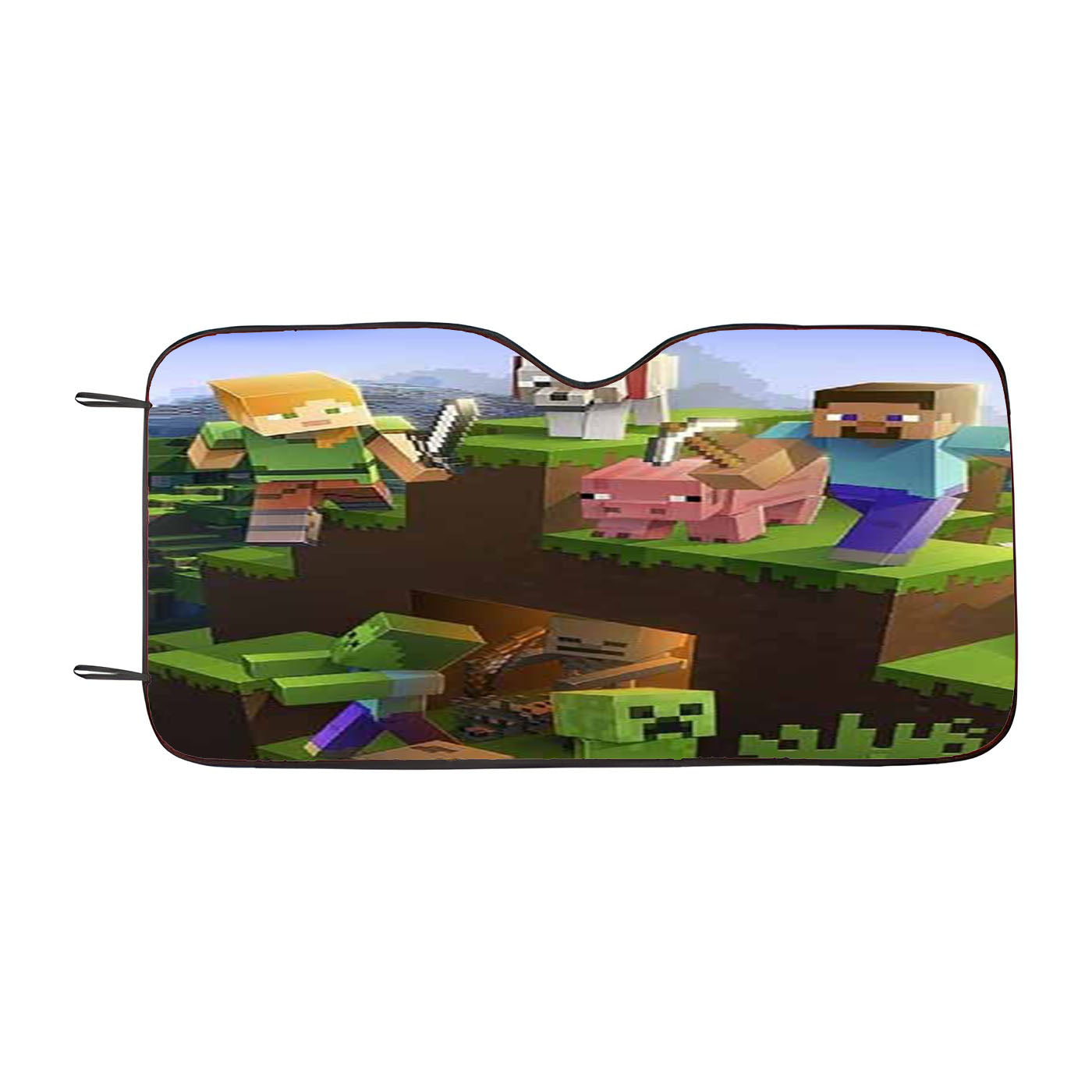 Minecraft Car Auto Sun Shade Windshield Cover