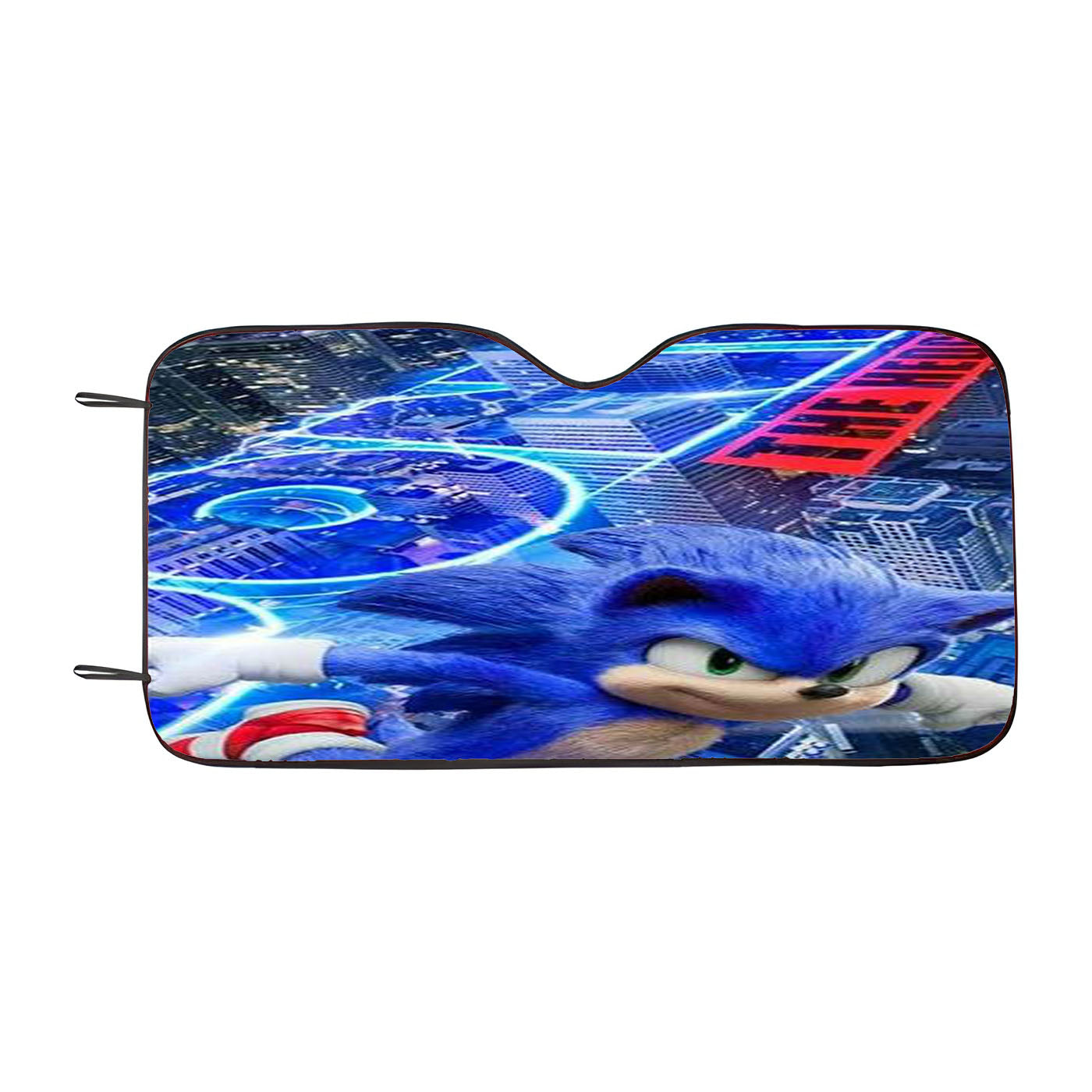 New Sonic The Hedgehog Car Auto Sun Shade Windshield Cover