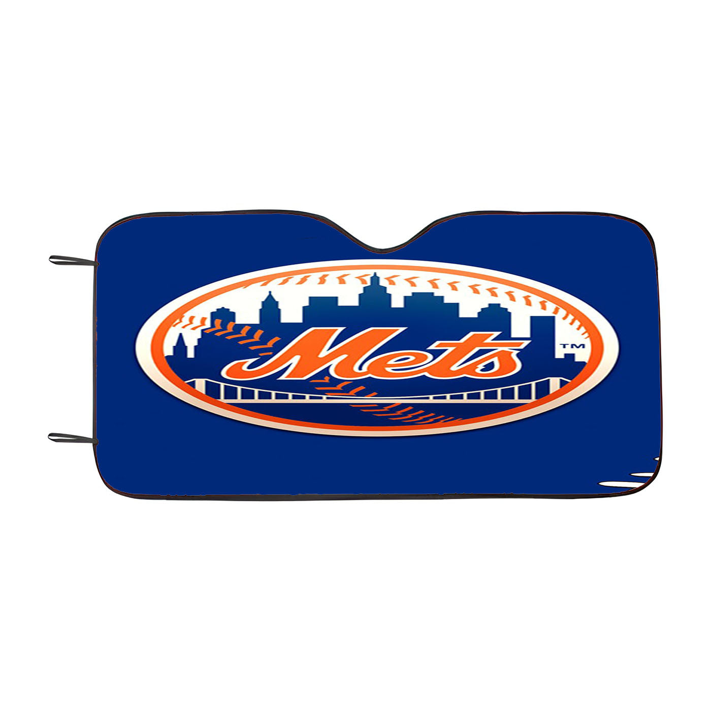 New York Mets Mlb 4 Car Auto Sun Shade Windshield Cover