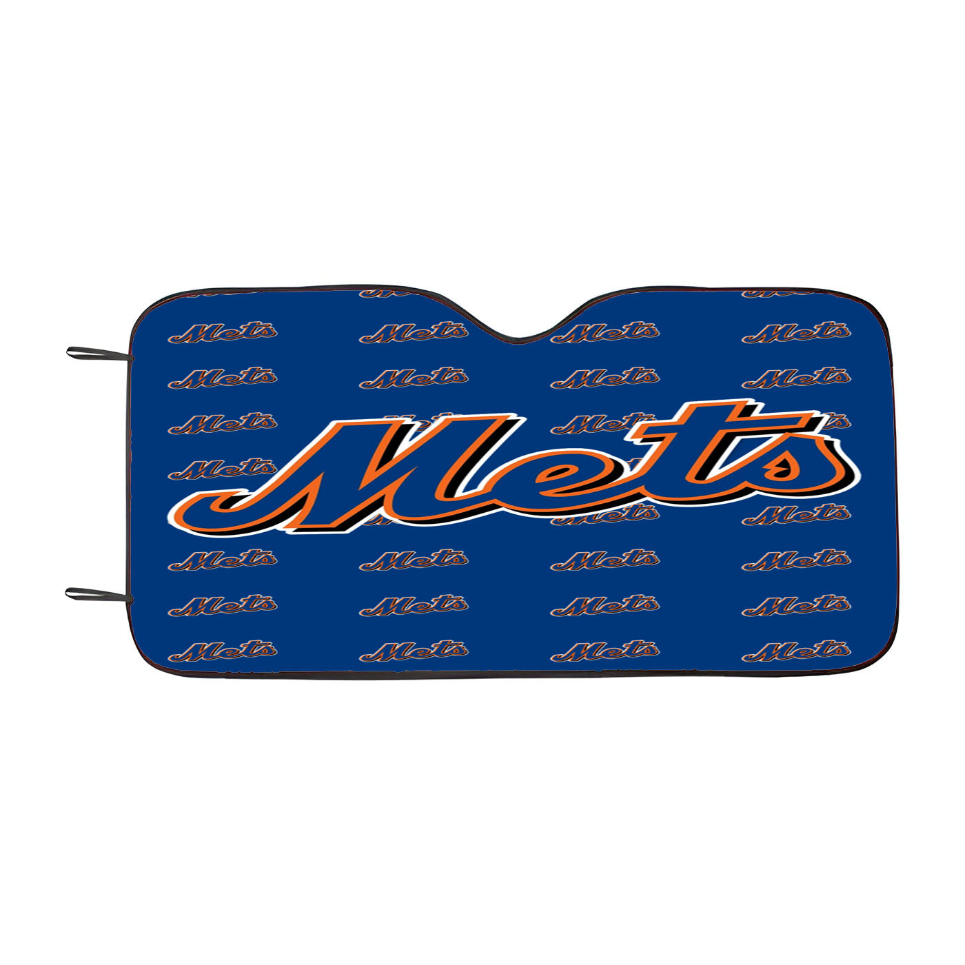 New York Mets Pattern Car Auto Sun Shade Windshield Cover