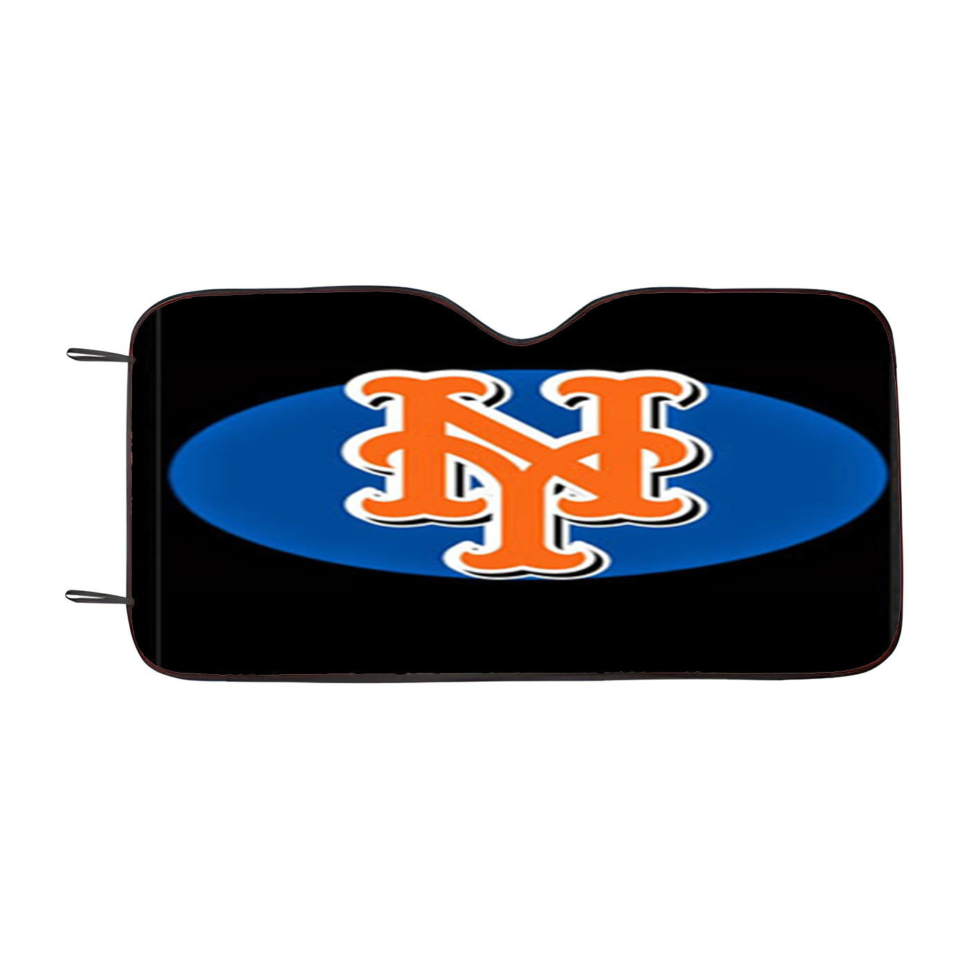 New York Mets Text Car Auto Sun Shade Windshield Cover