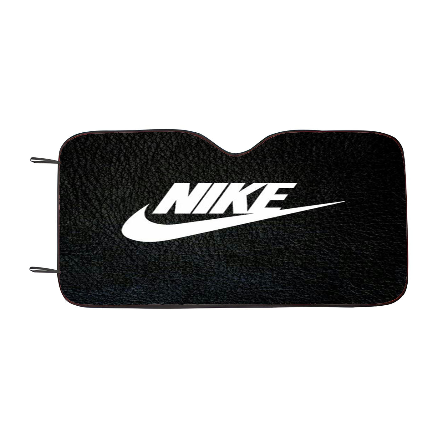 Nike Carbon Art Car Auto Sun Shade Windshield Cover