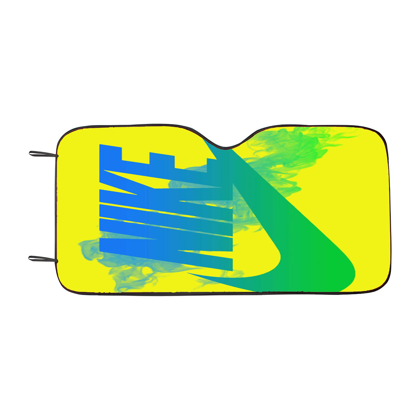 Nike Neon Car Auto Sun Shade Windshield Cover