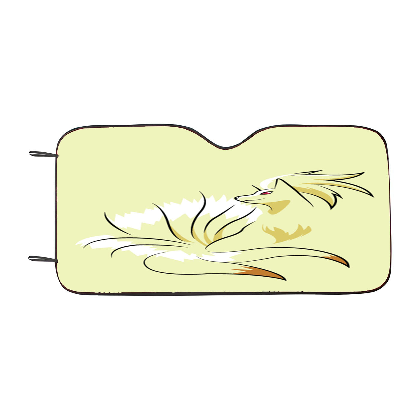 Ninetales Pokemon Car Auto Sun Shade Windshield Cover