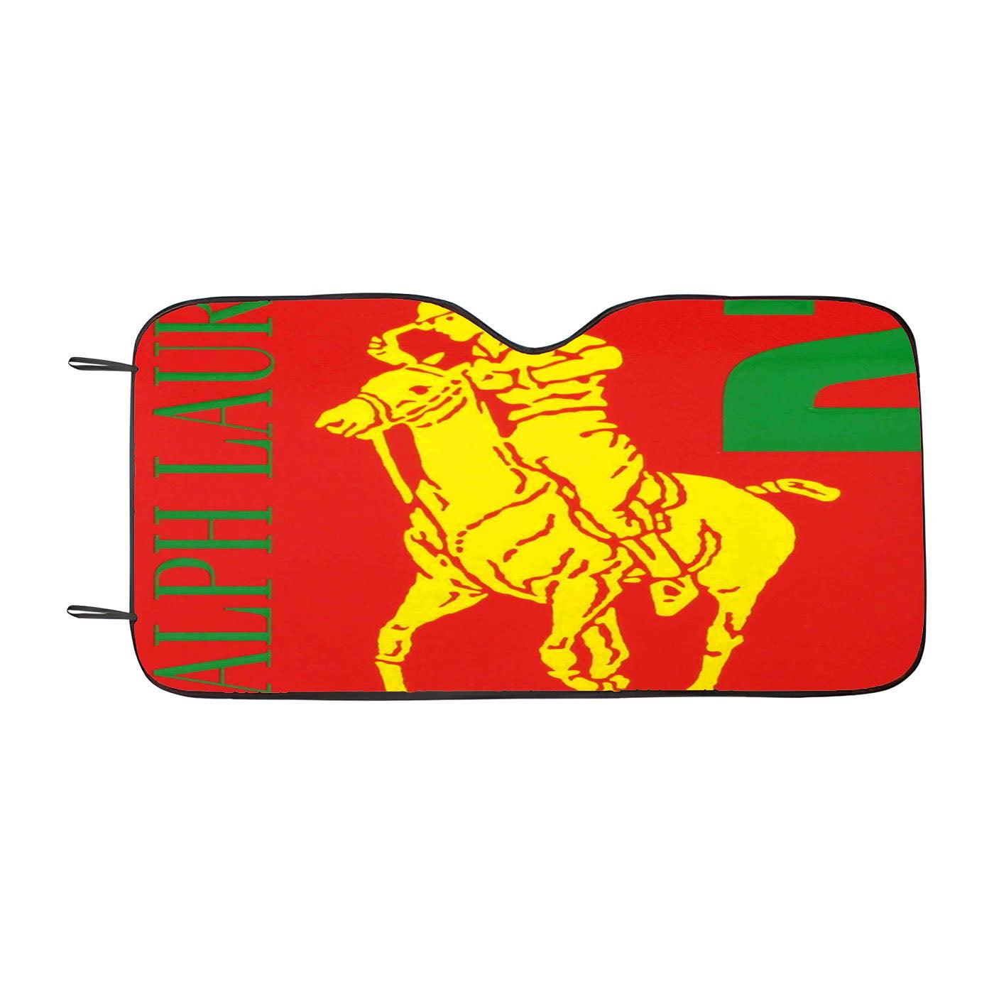 Polo Ralph Lauren Big Pony 2 Red Parfume Car Auto Sun Shade Windshield Cover