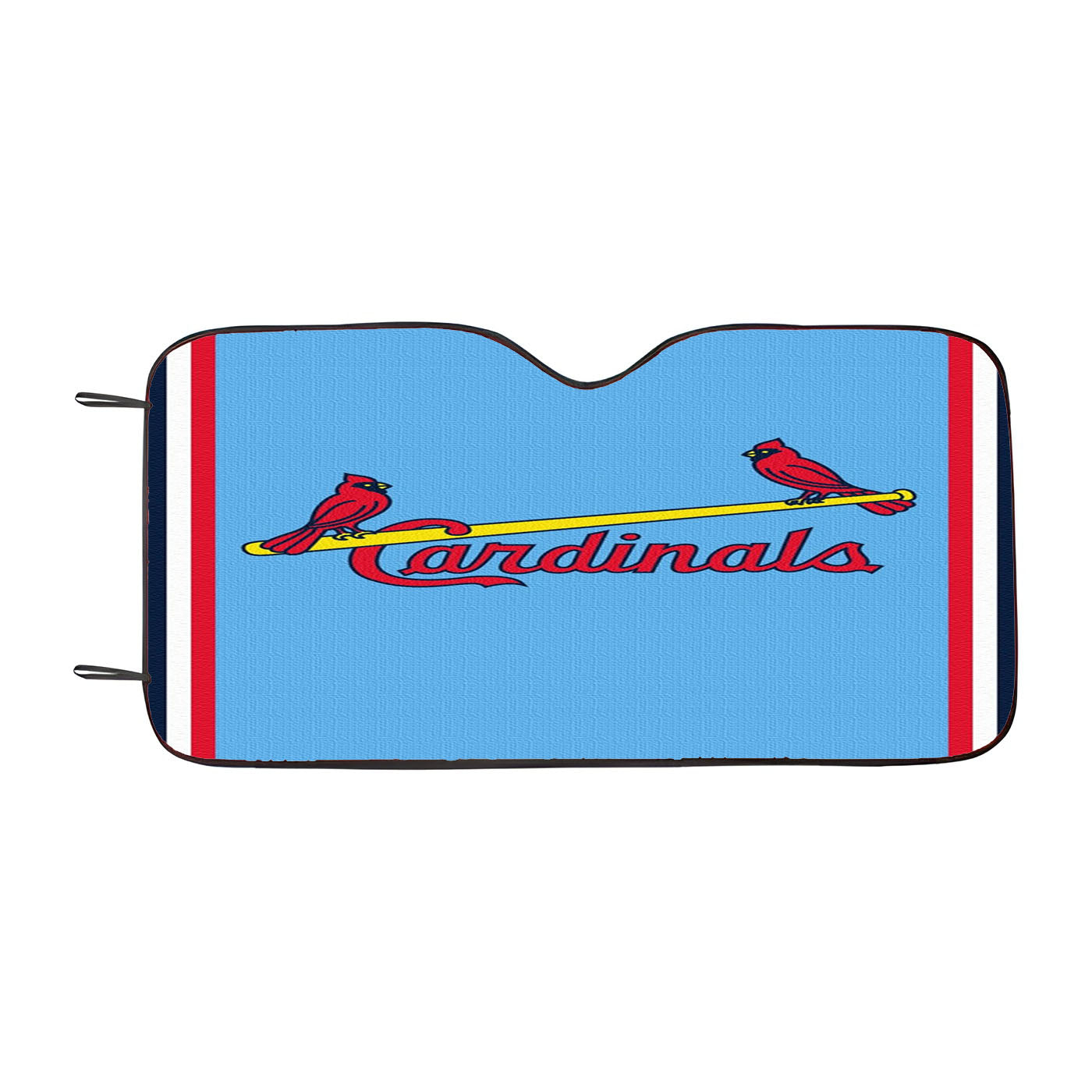 Powder Blue Cardinals Cavaliers Logo St Louis Car Auto Sun Shade Windshield Cover