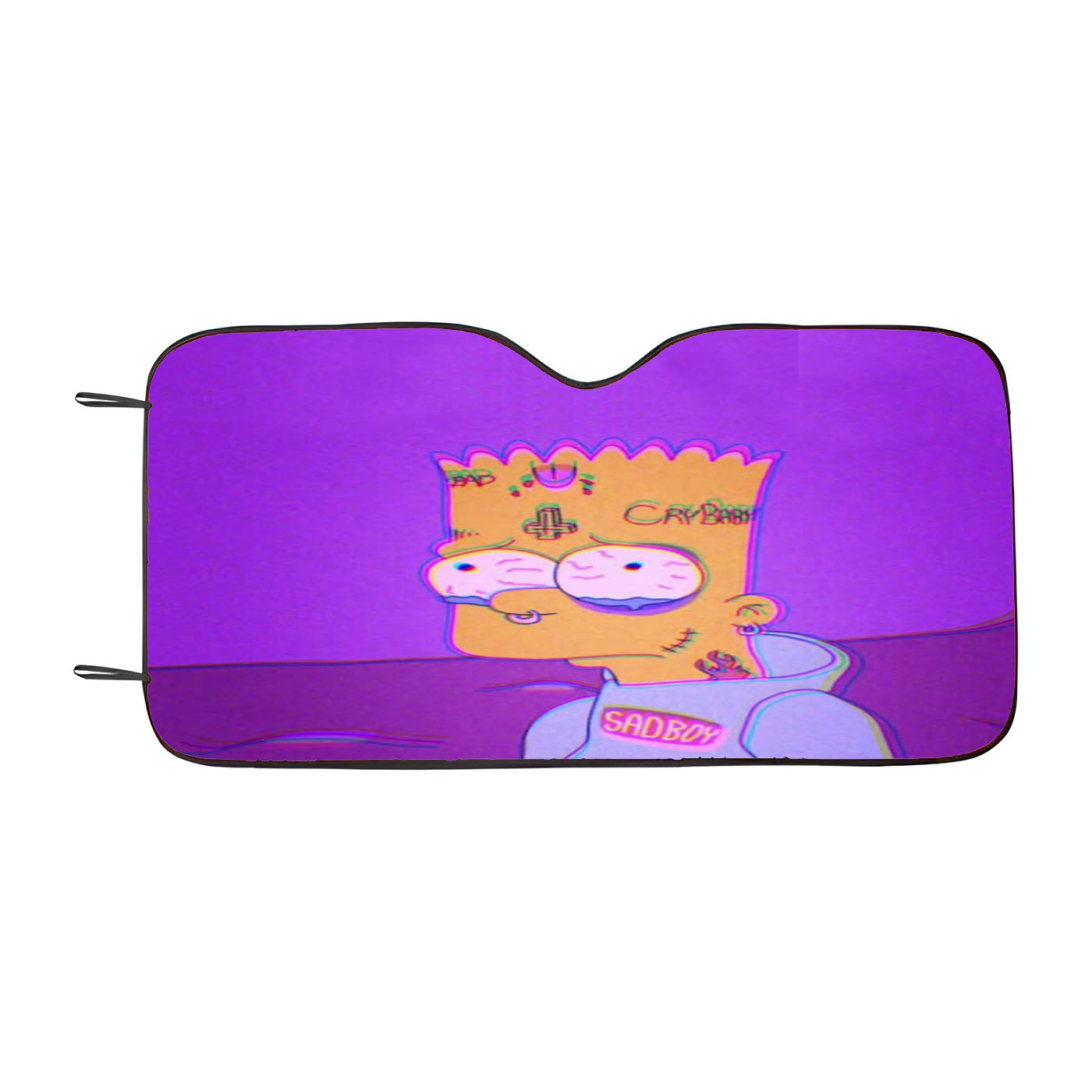 Sad Boy Simpsons Xxtenations Car Auto Sun Shade Windshield Cover