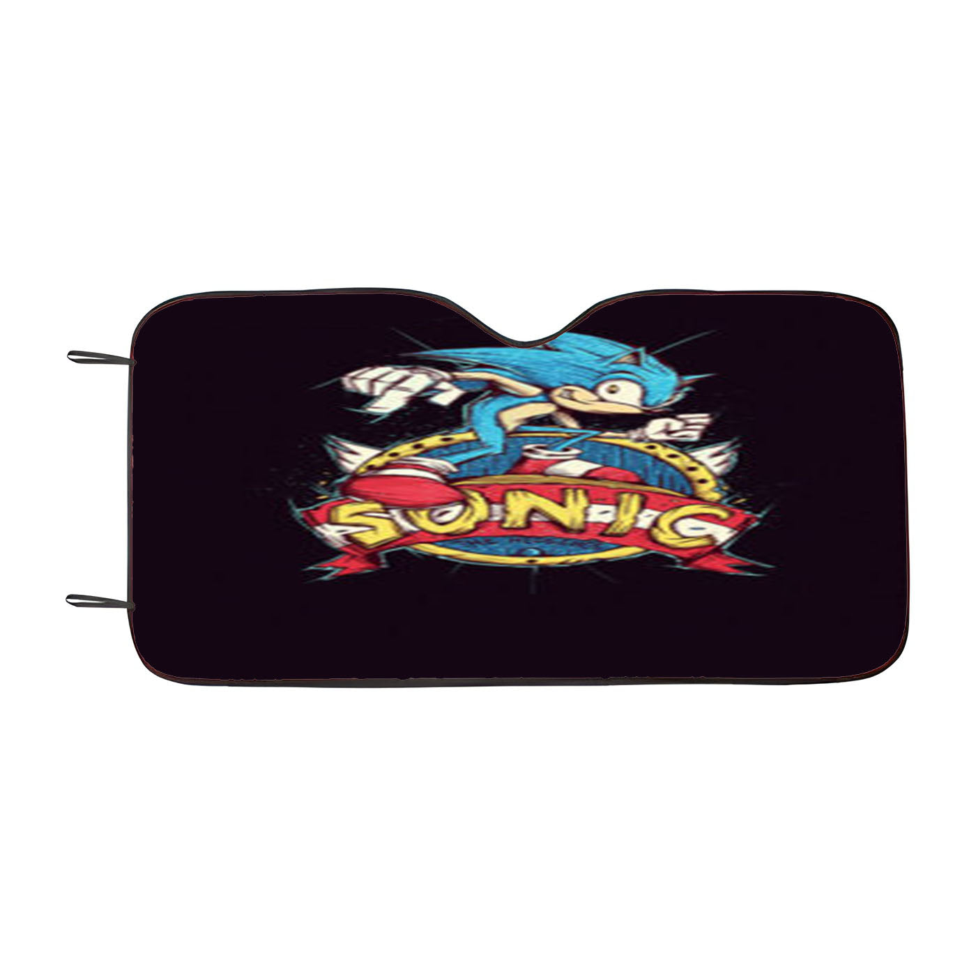 Sonic The Hedgehog 4 Car Auto Sun Shade Windshield Cover