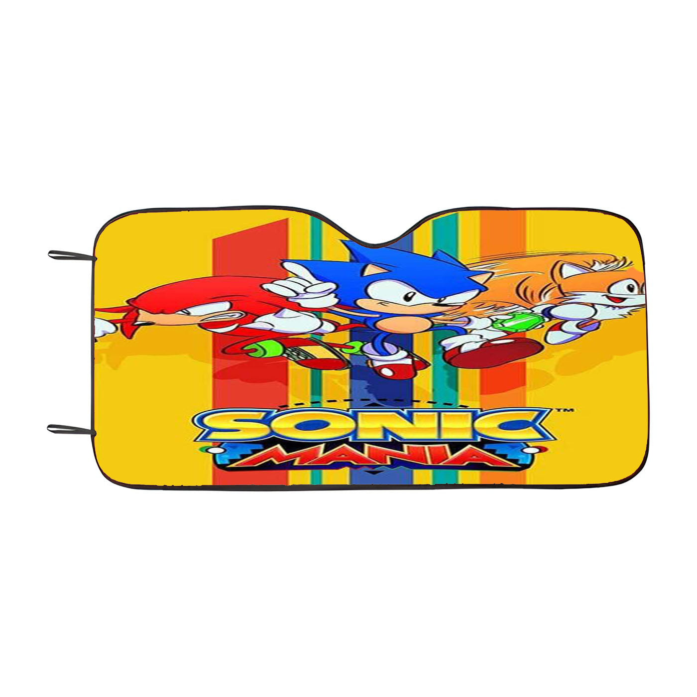 Sonic The Hedgehog Mania Car Auto Sun Shade Windshield Cover