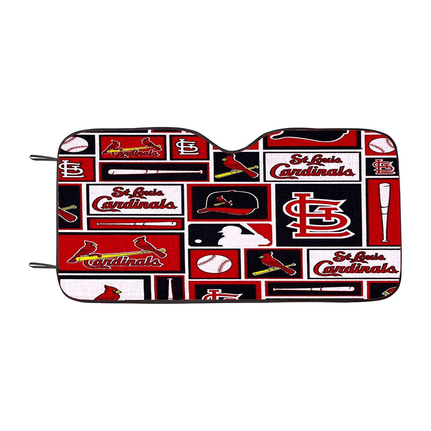 St Louis Cardinals Baseball Doodle Logo Car Auto Sun Shade Windshield Cover