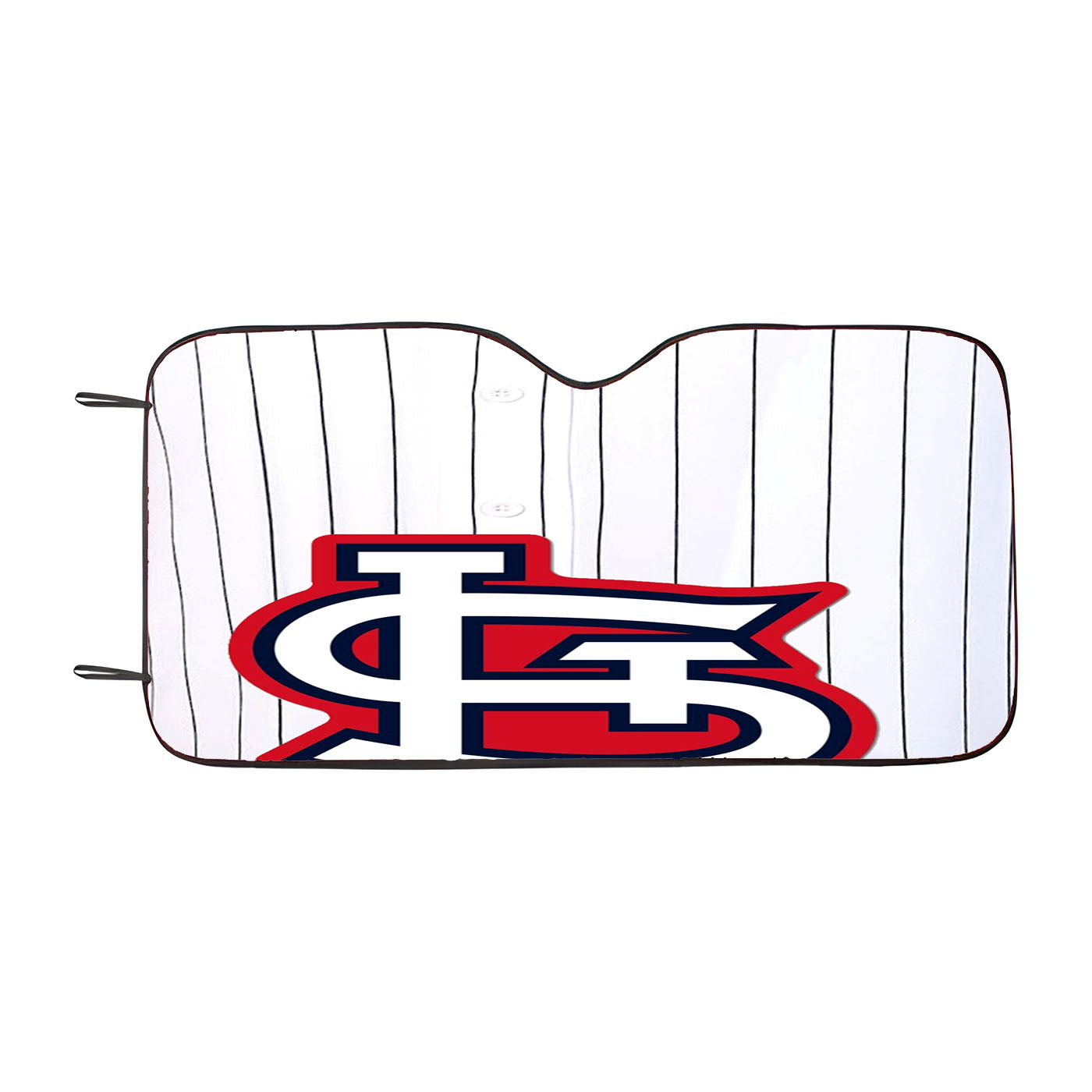 St Louis Cardinals Jersey White Car Auto Sun Shade Windshield Cover