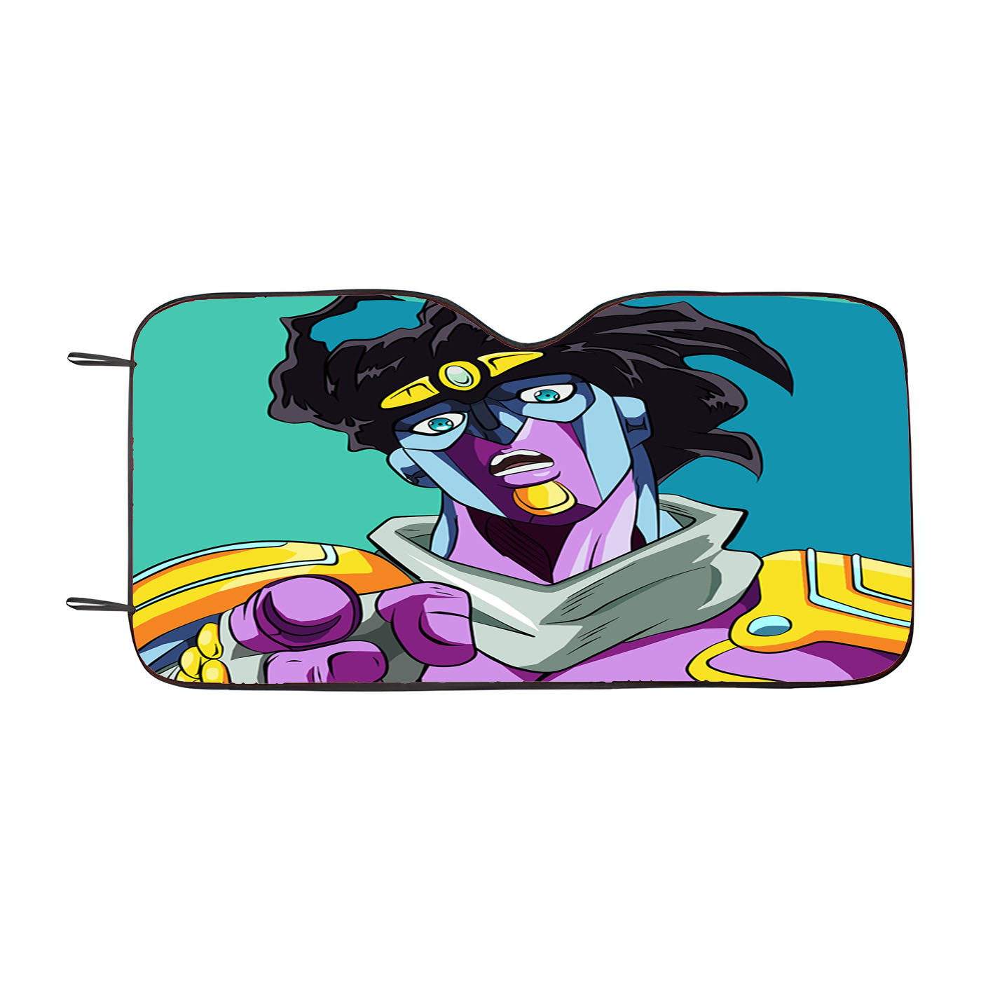 Star Platinum Jojo Bizarre Car Auto Sun Shade Windshield Cover