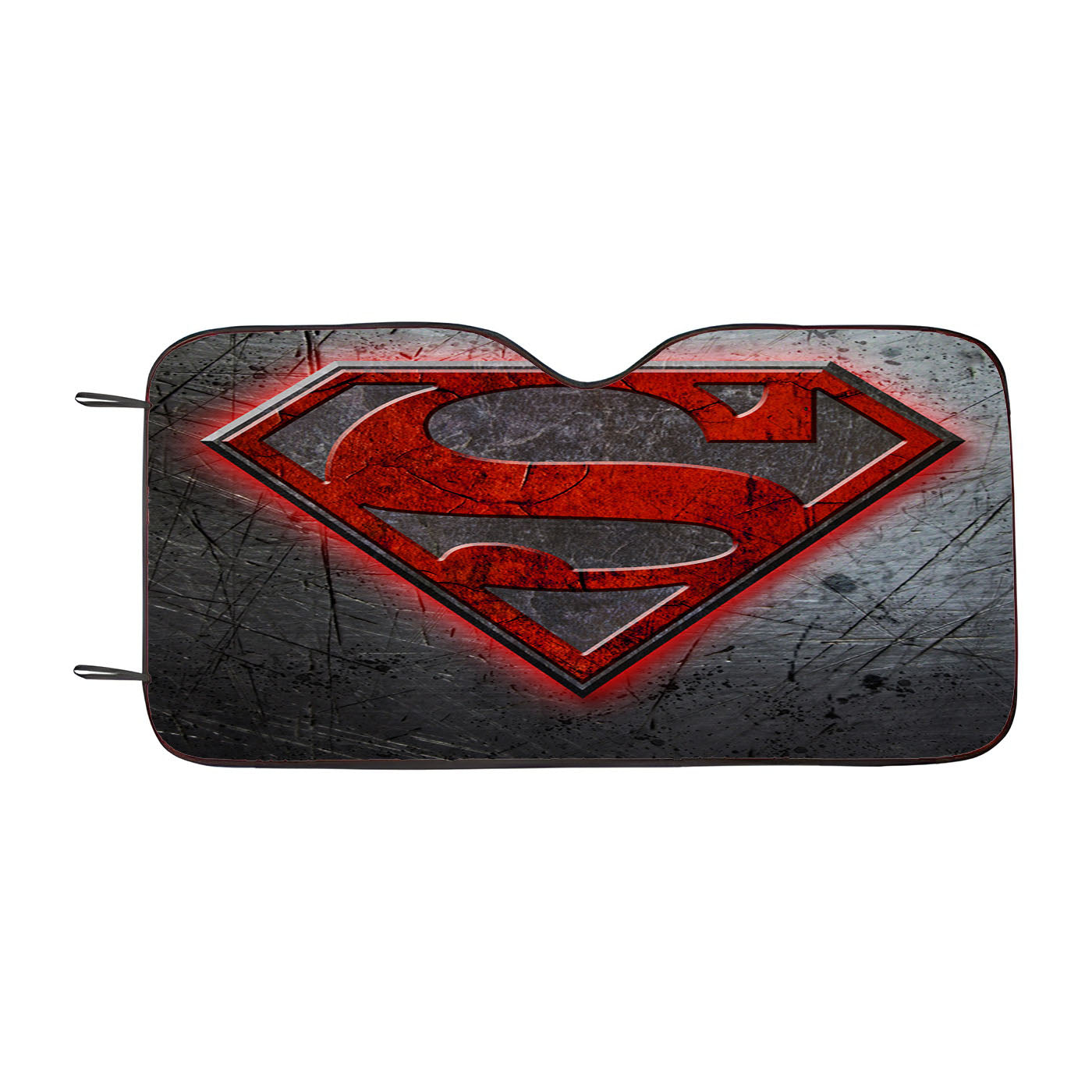 Superman Metal Logo Car Auto Sun Shade Windshield Cover