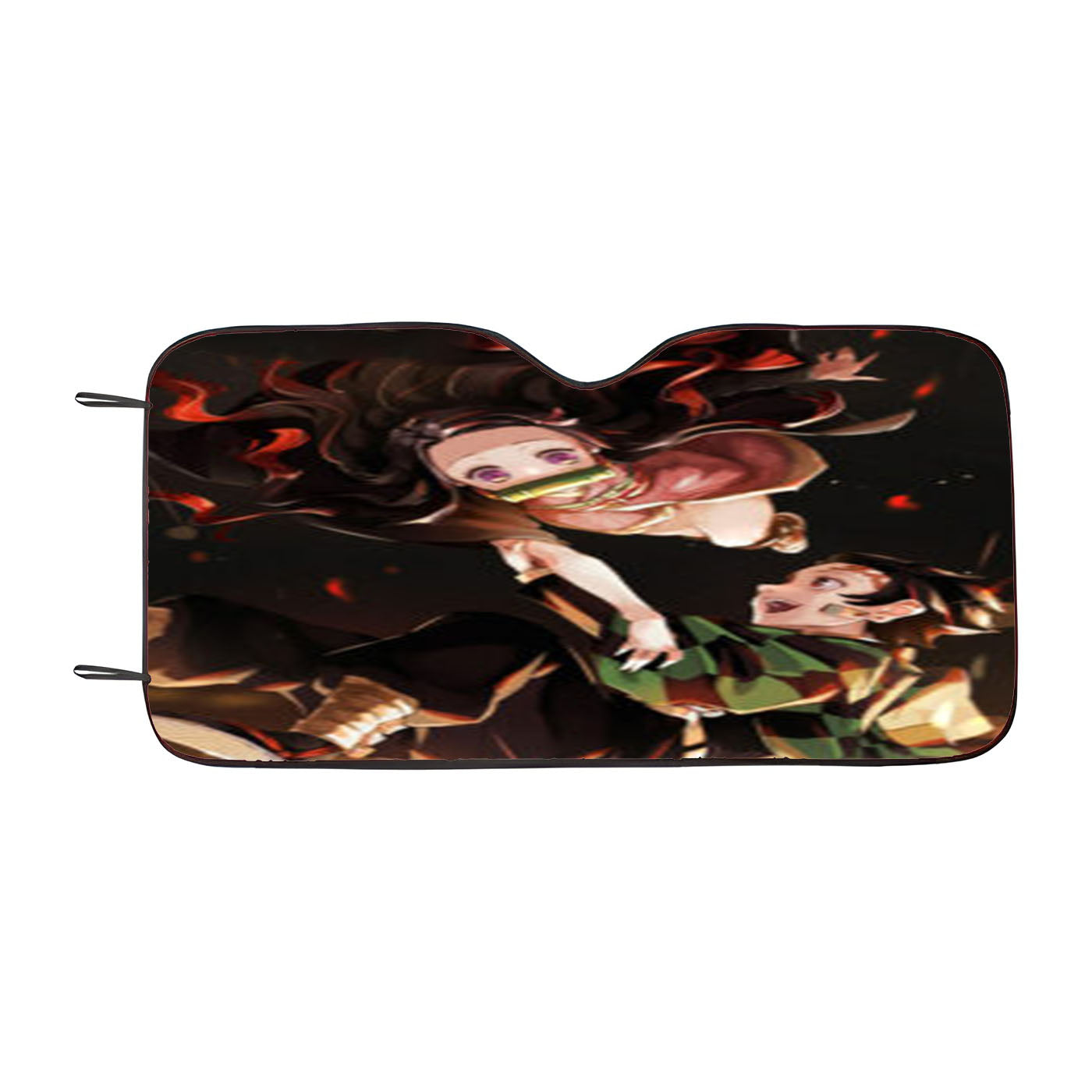 Tanjiro And Nezuko Demon Slayer Car Auto Sun Shade Windshield Cover