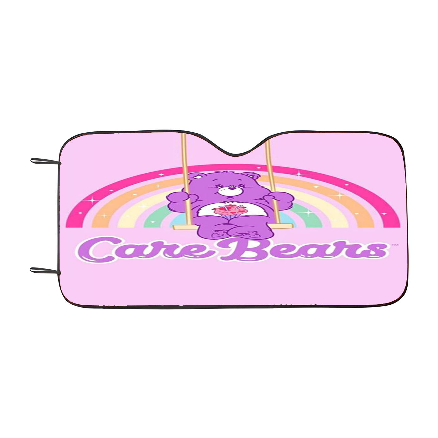 Teddy Bear Care Bears Purple Car Auto Sun Shade Windshield Cover