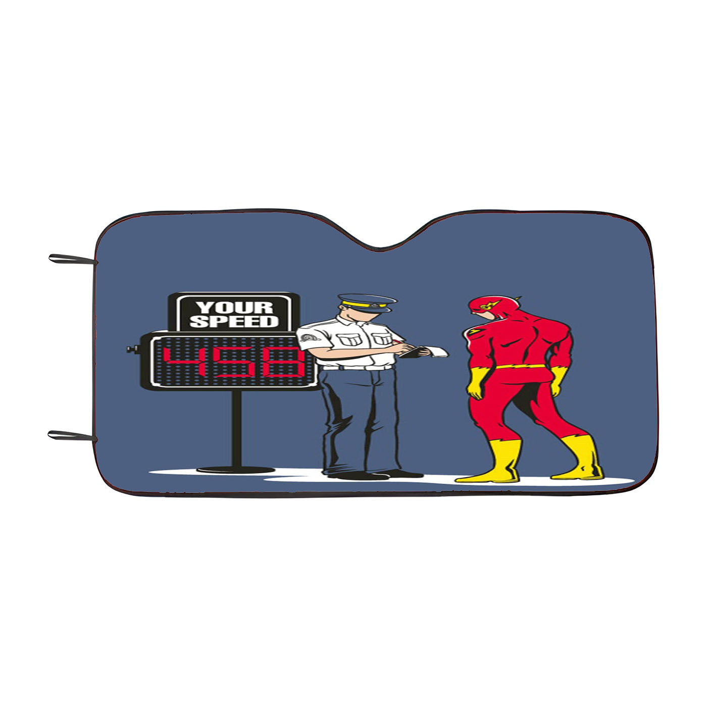 The Flash Funnny Car Auto Sun Shade Windshield Cover