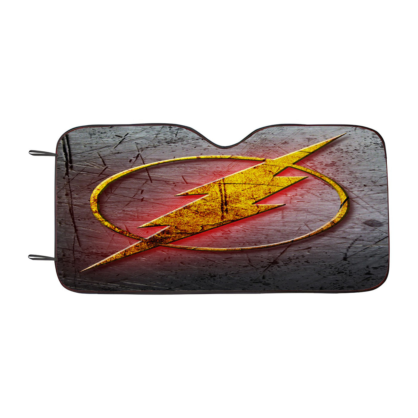 The Flash Metal Logo Car Auto Sun Shade Windshield Cover