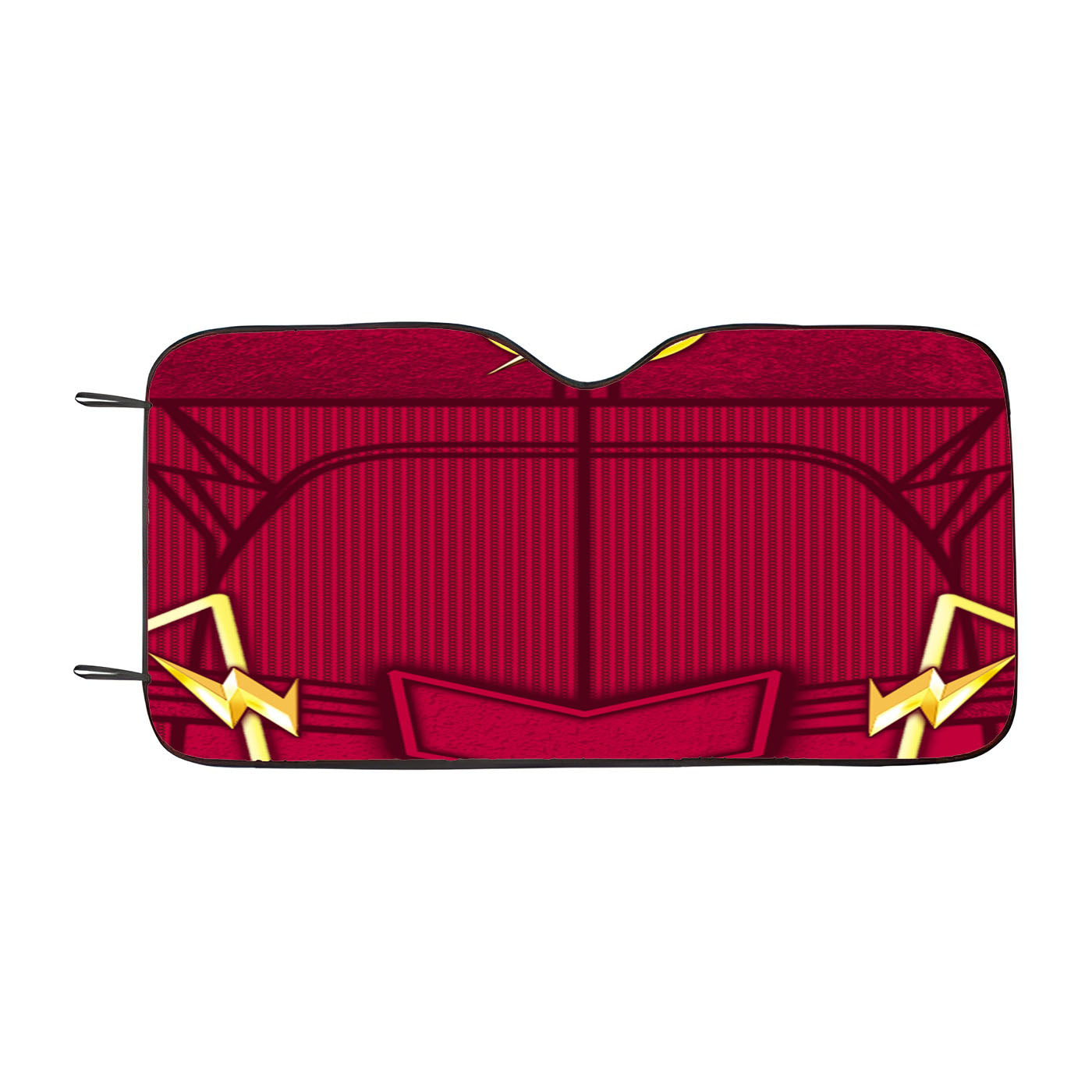 The Flash Red Body Custome Suit Car Auto Sun Shade Windshield Cover