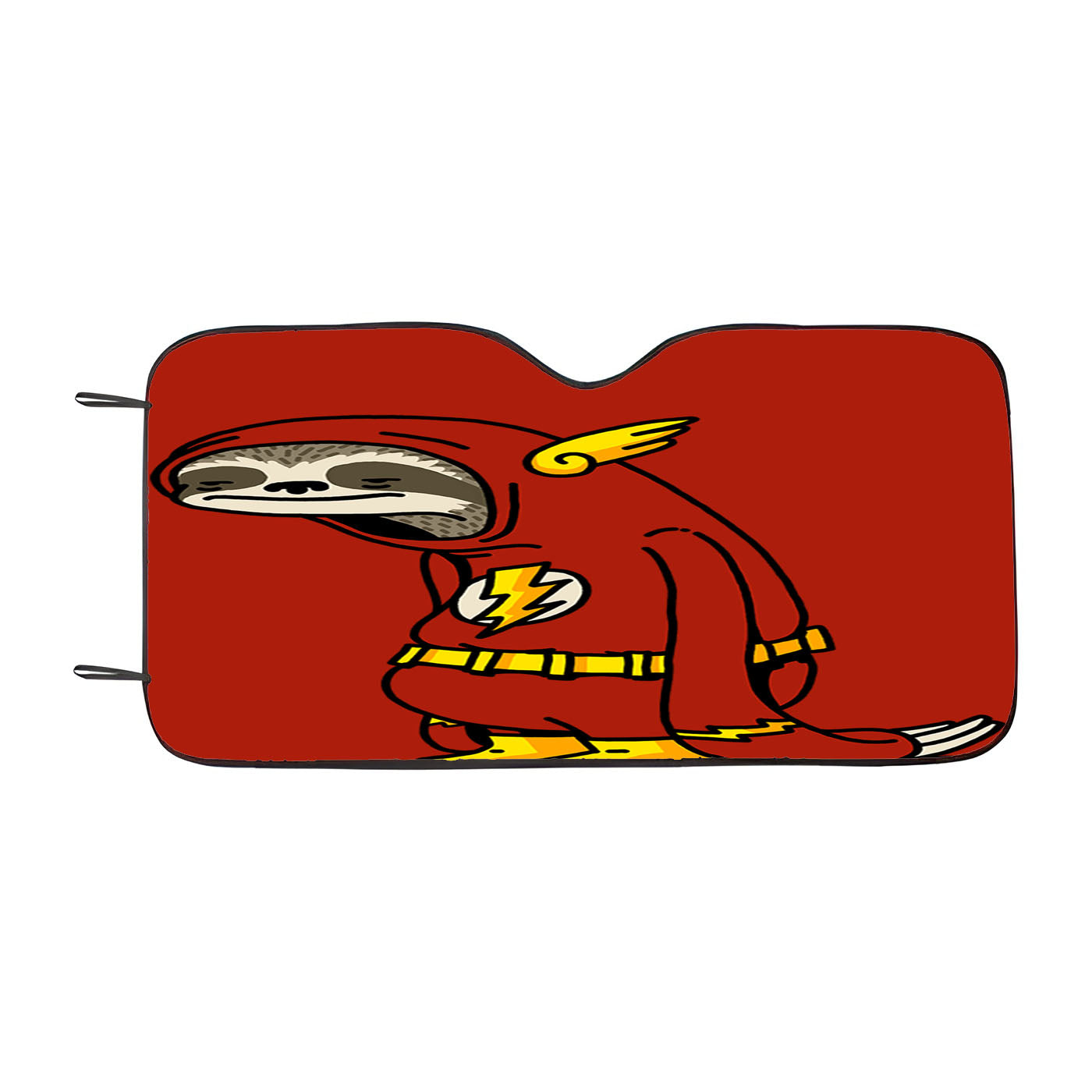 The Flash X Toed Sloth Car Auto Sun Shade Windshield Cover