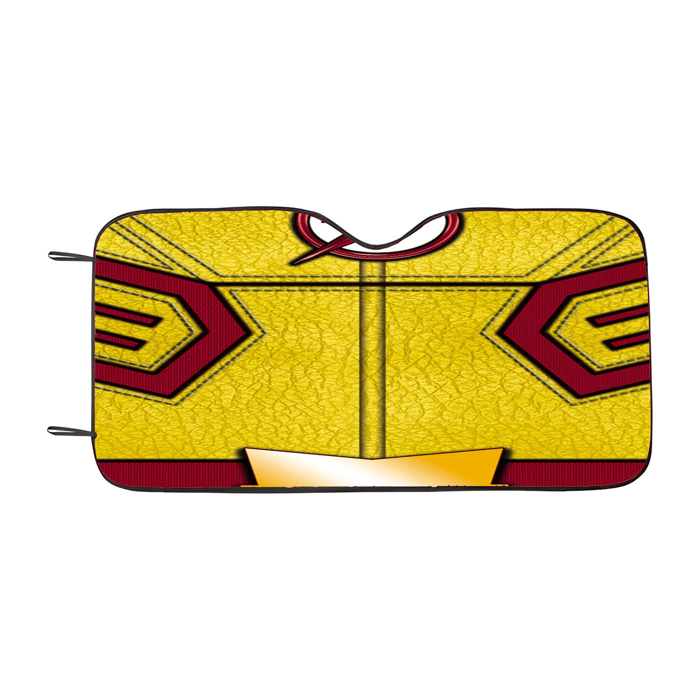 The Kid Flash Yellow Body Custome Suit Car Auto Sun Shade Windshield Cover