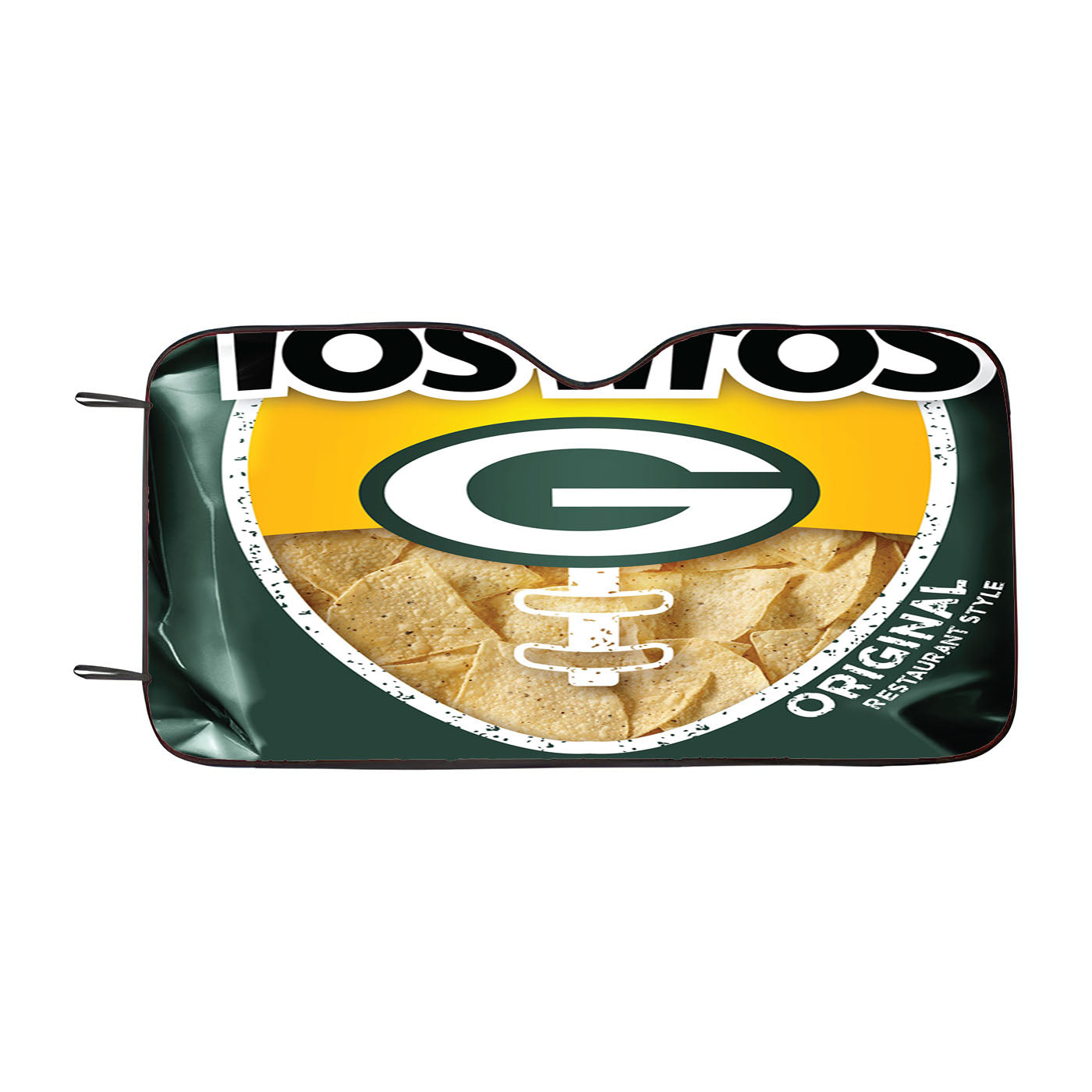 Tostitos Green Bay Packers Car Auto Sun Shade Windshield Cover