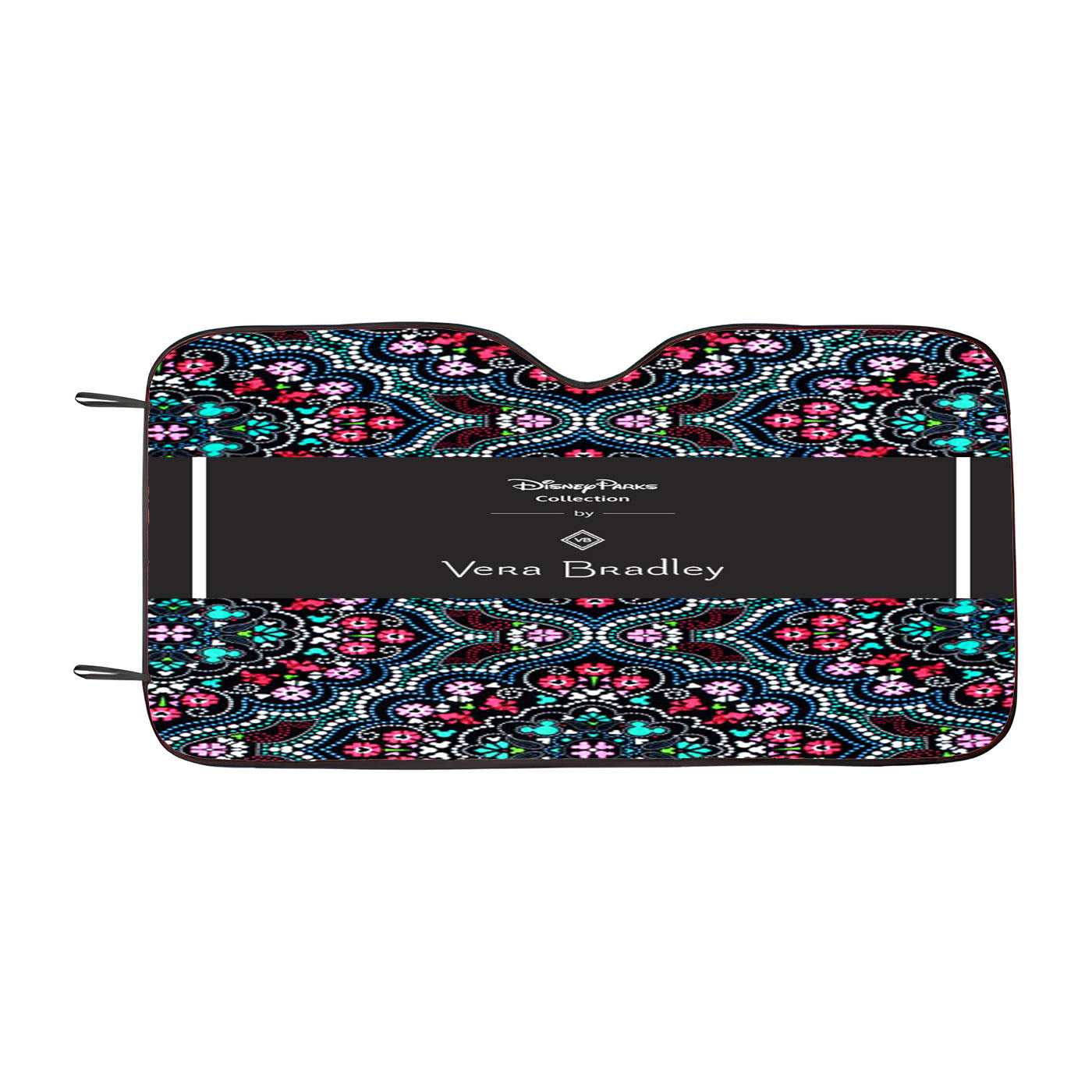 Vera Bradley Mickey And Minnie Medallion Car Auto Sun Shade Windshield Cover