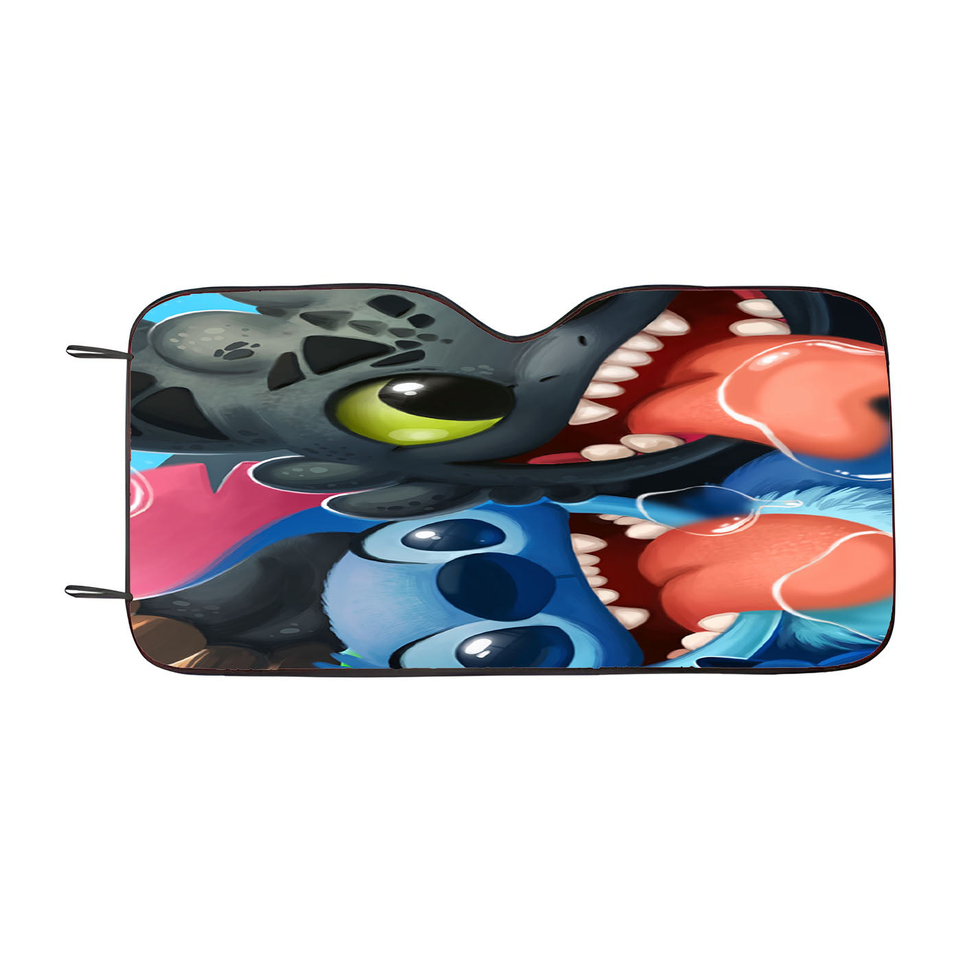 Wallpaper Stitch Lilo And Stitch Toothless Car Auto Sun Shade Windshield Cover